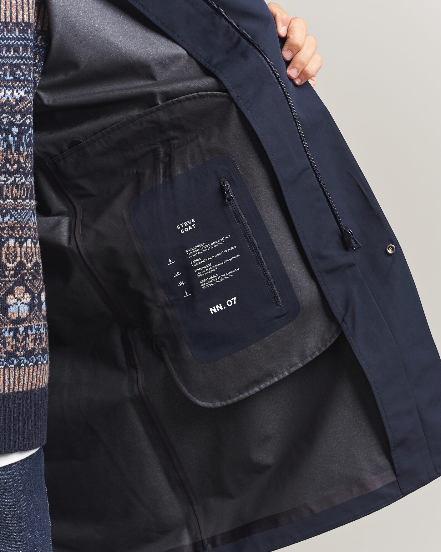 Men | Coats & Jackets | NN07 | Steve Technical Coat Deep Navy