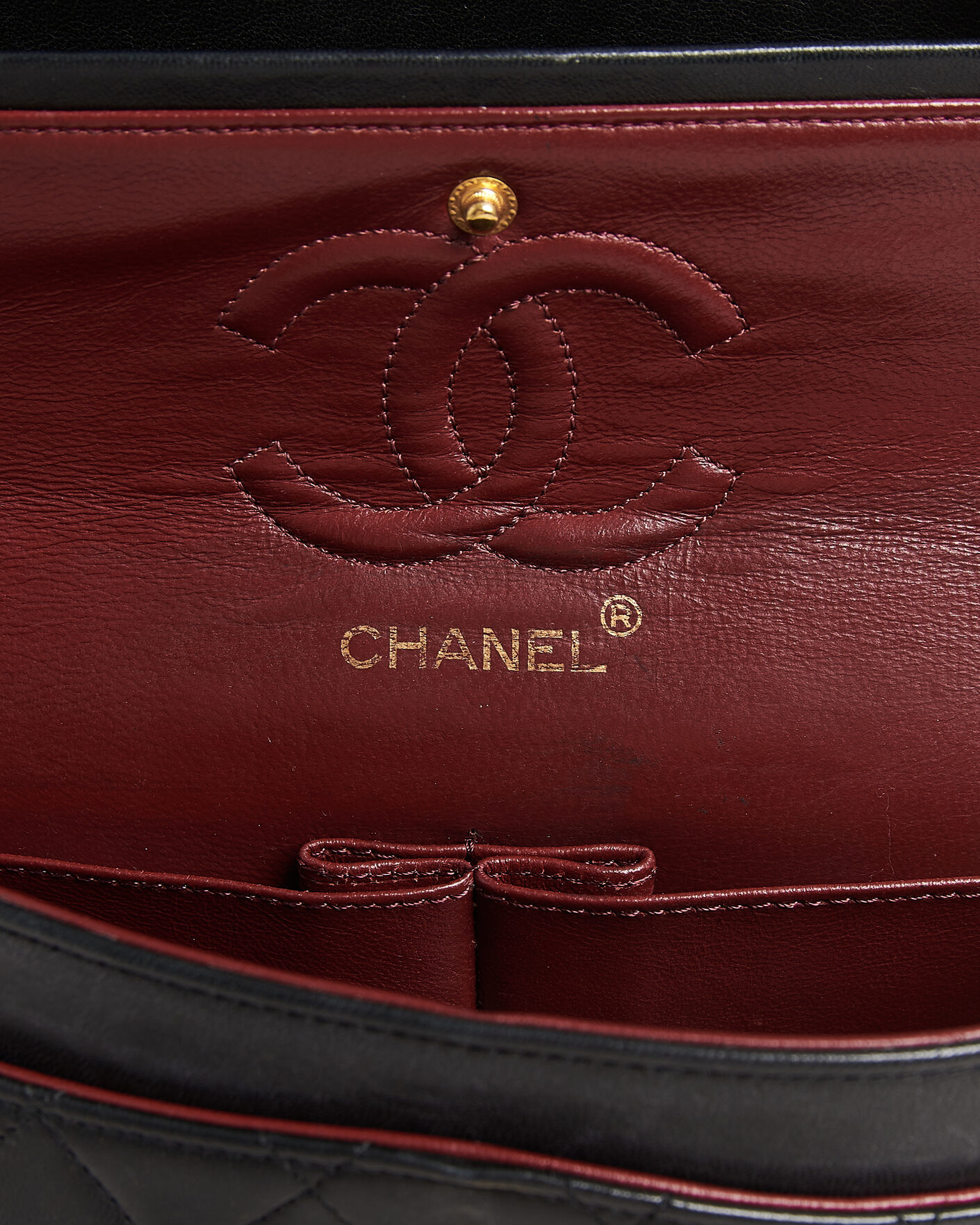 Men | Chanel Pre-Owned Classic Small Double Flap Bag Black | Chanel Pre-Owned | Classic Small Double Flap Bag Black