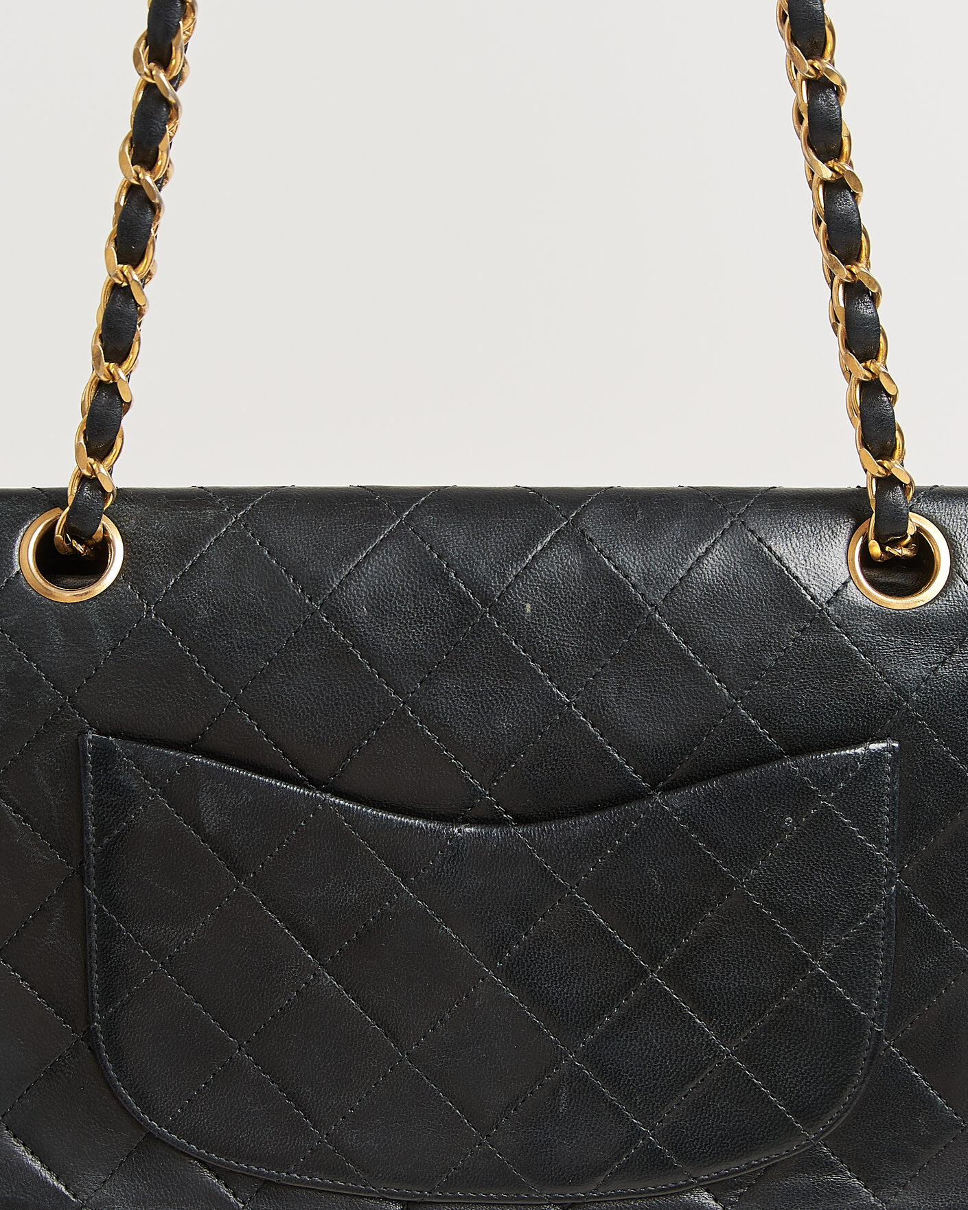 Men | Chanel Pre-Owned Classic Small Double Flap Bag Black | Chanel Pre-Owned | Classic Small Double Flap Bag Black