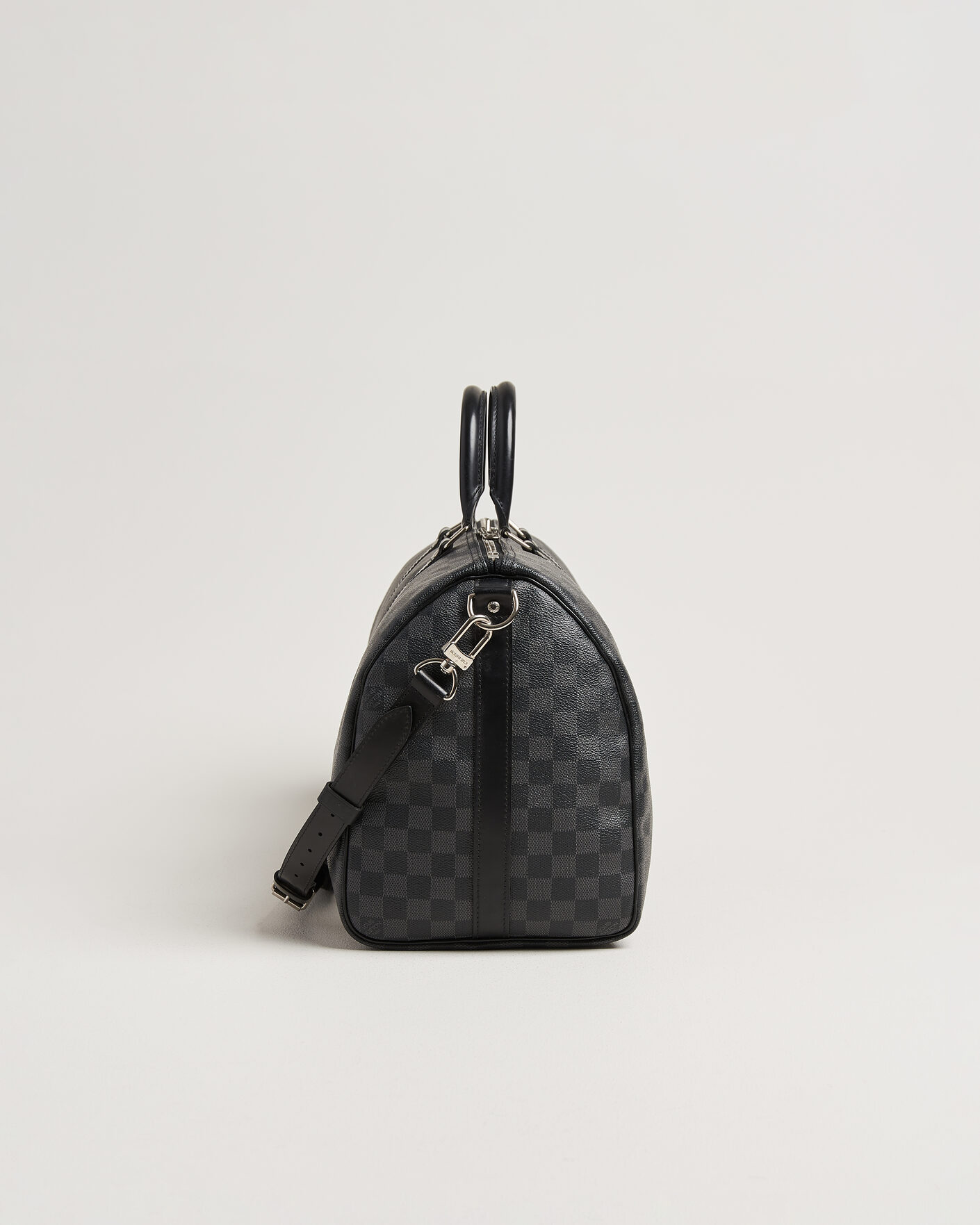 Men | Pre-Owned & Vintage Bags | Louis Vuitton Pre-Owned | Keepall 45 Bandouliére Damier Graphite