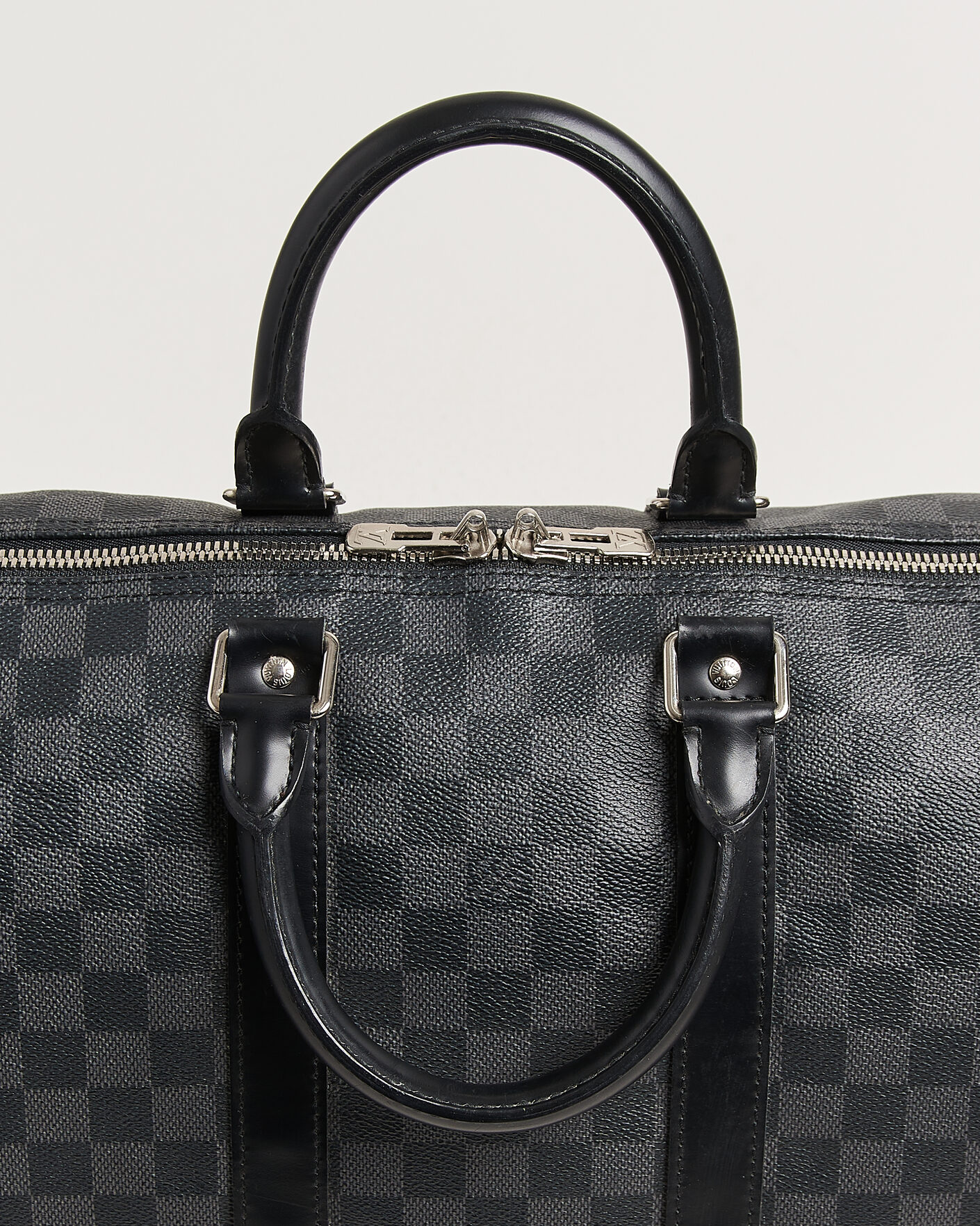 Men | Pre-Owned & Vintage Bags | Louis Vuitton Pre-Owned | Keepall 45 Bandouliére Damier Graphite