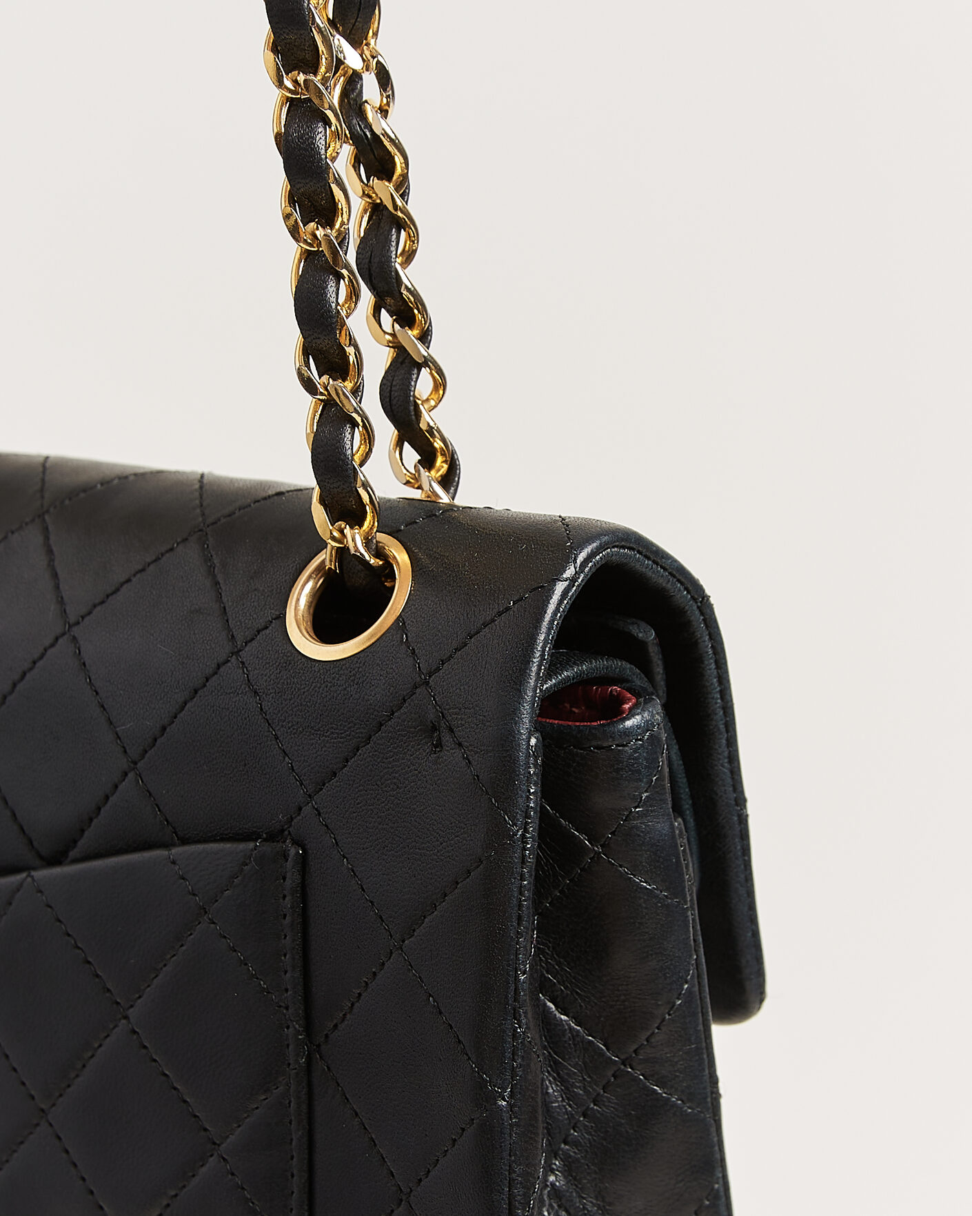 Men | Chanel Pre-Owned Classic Small Double Flap Bag Black | Chanel Pre-Owned | Classic Small Double Flap Bag Black