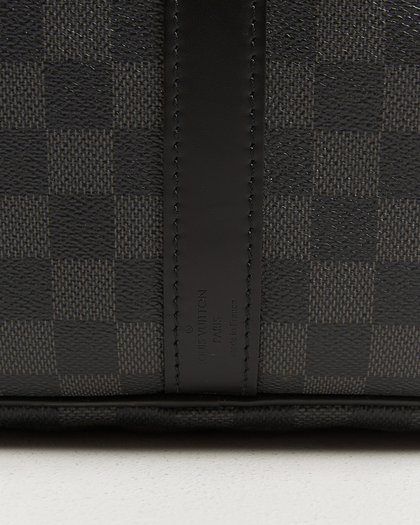 Men | Pre-Owned & Vintage Bags | Louis Vuitton Pre-Owned | Keepall 55 Bandouliére Damier Graphite