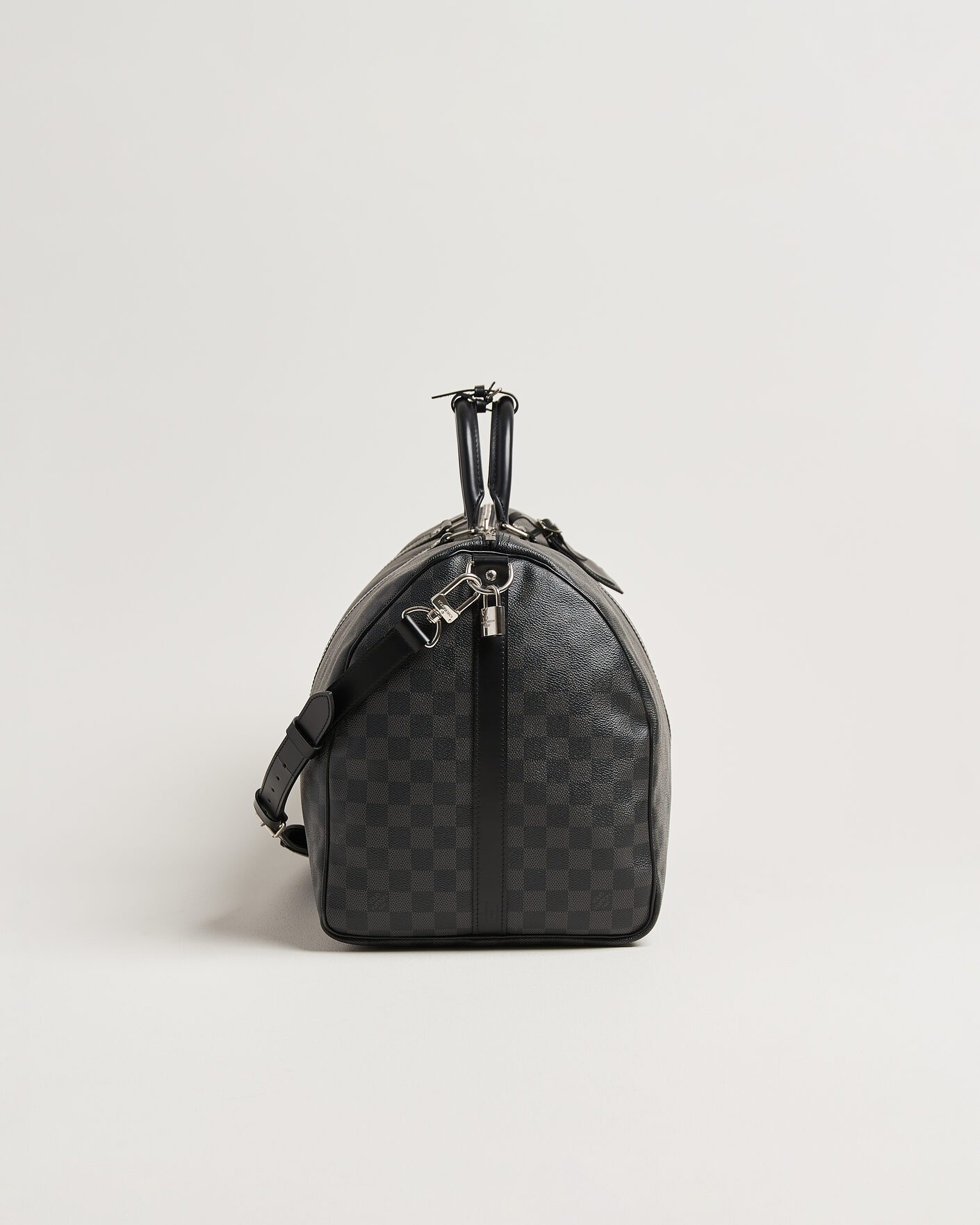 Men | Pre-Owned & Vintage Bags | Louis Vuitton Pre-Owned | Keepall 55 Bandouliére Damier Graphite