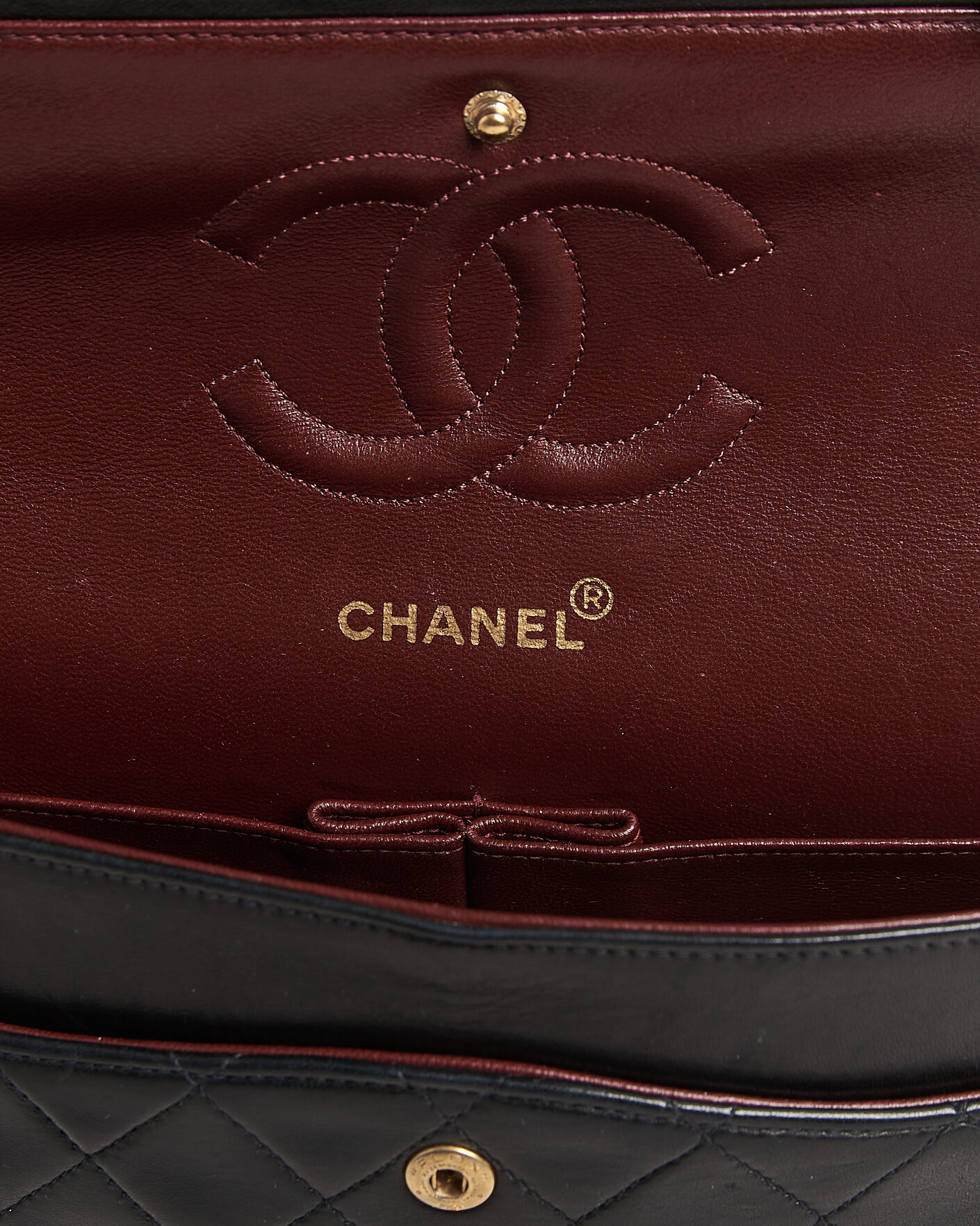 Men | Pre-Owned & Vintage Bags | Chanel Pre-Owned | Classic Medium Double Flap Bag Black
