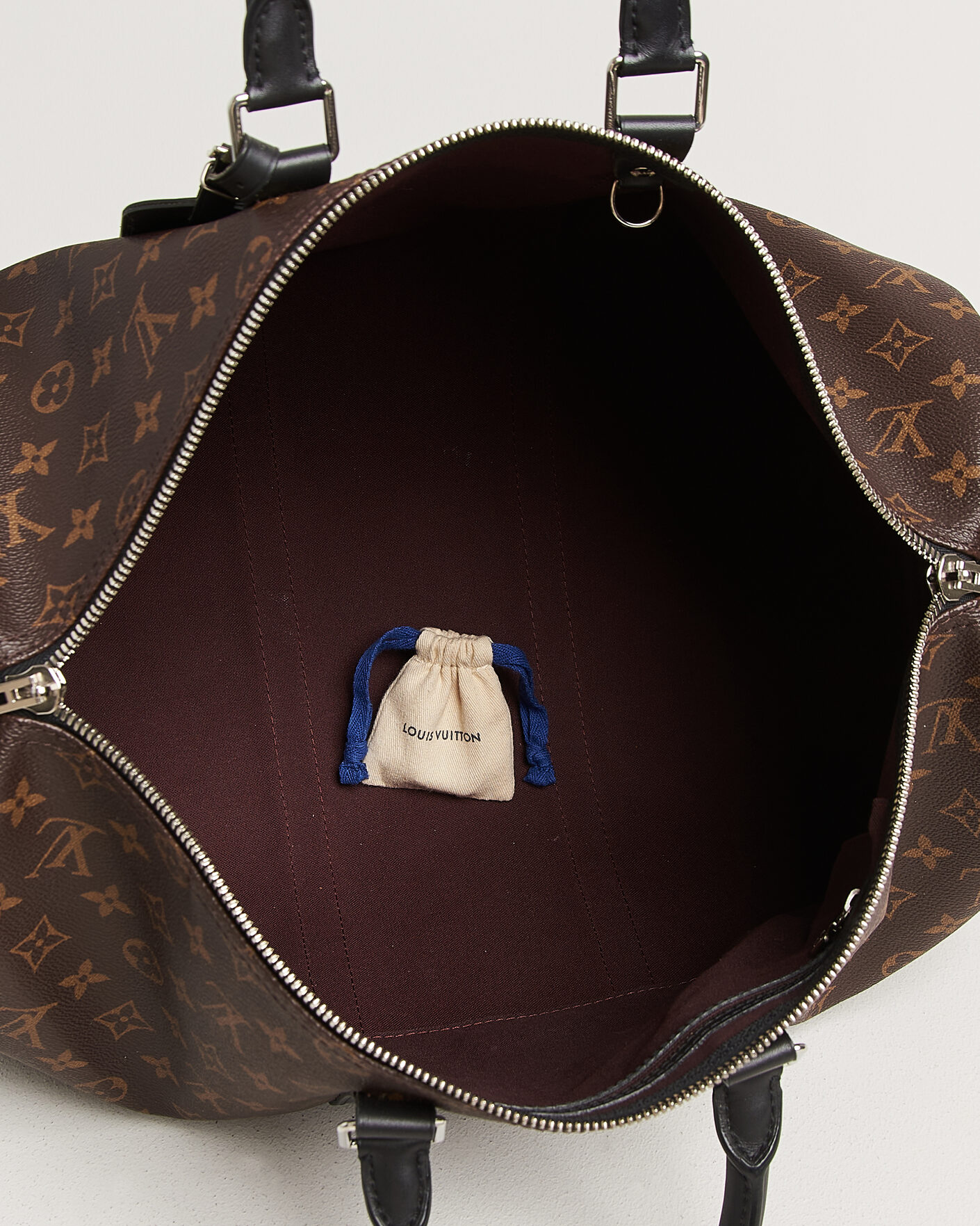 Men | Pre-Owned & Vintage Bags | Louis Vuitton Pre-Owned | Keepall 45 Bandouliére Monogram Macassar