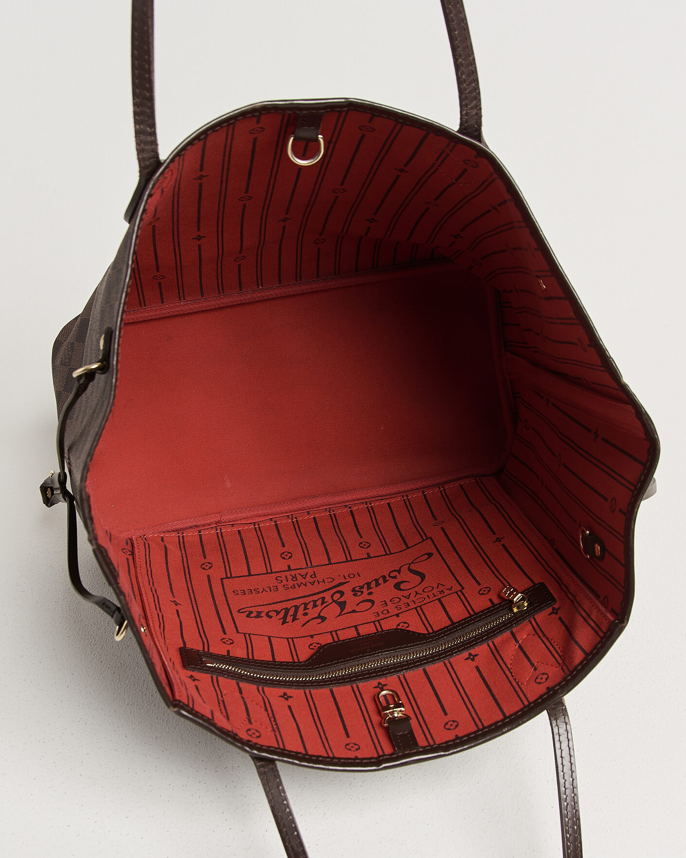 Men | Pre-Owned & Vintage Bags | Louis Vuitton Pre-Owned | Neverfull MM Damier Ebene