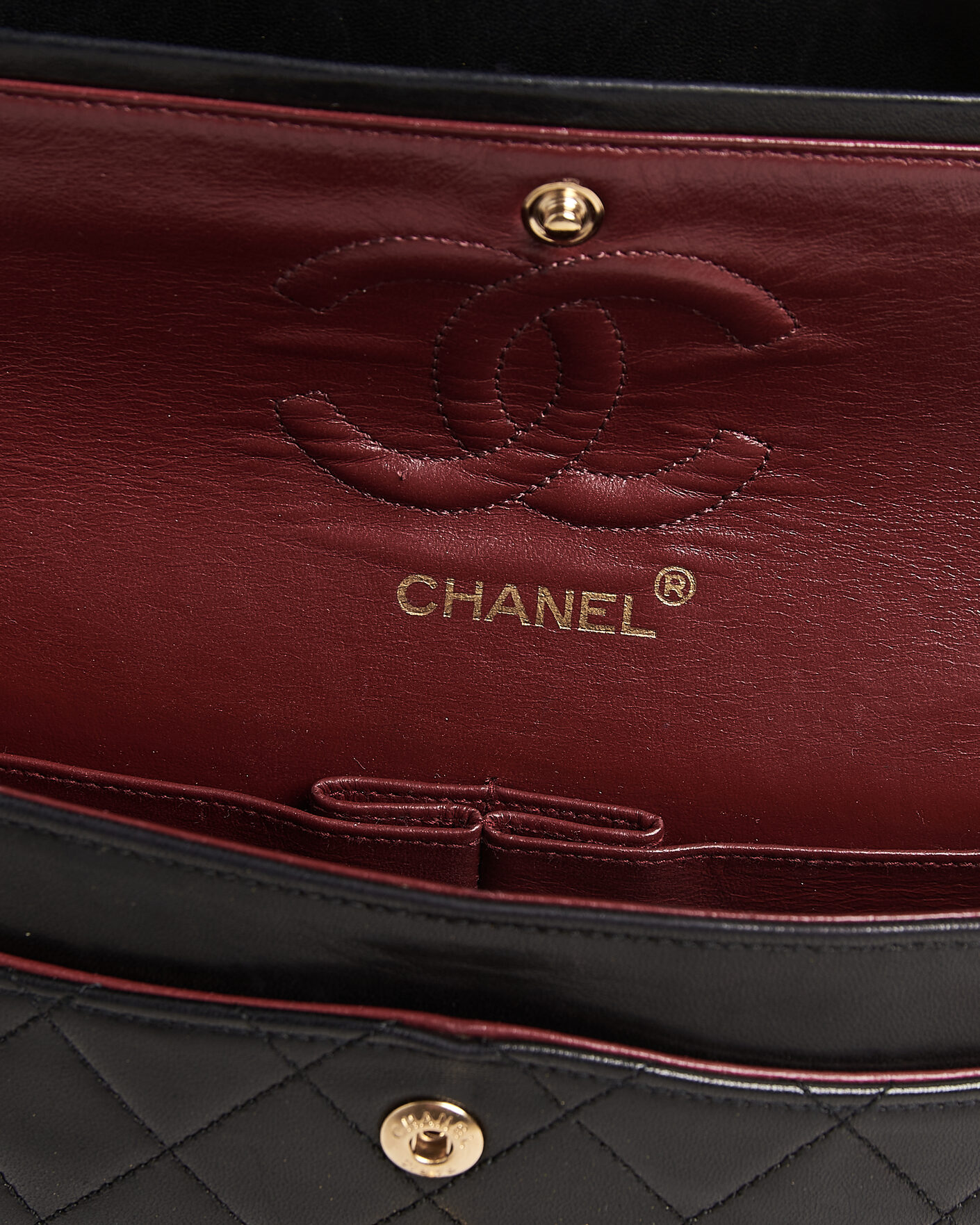 Men | Chanel Pre-Owned Classic Small Double Flap Bag Black | Chanel Pre-Owned | Classic Small Double Flap Bag Black