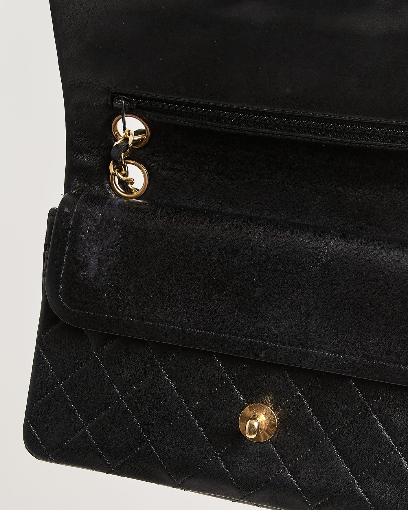 Men | Pre-Owned & Vintage Bags | Chanel Pre-Owned | Classic Small Double Flap Bag Black