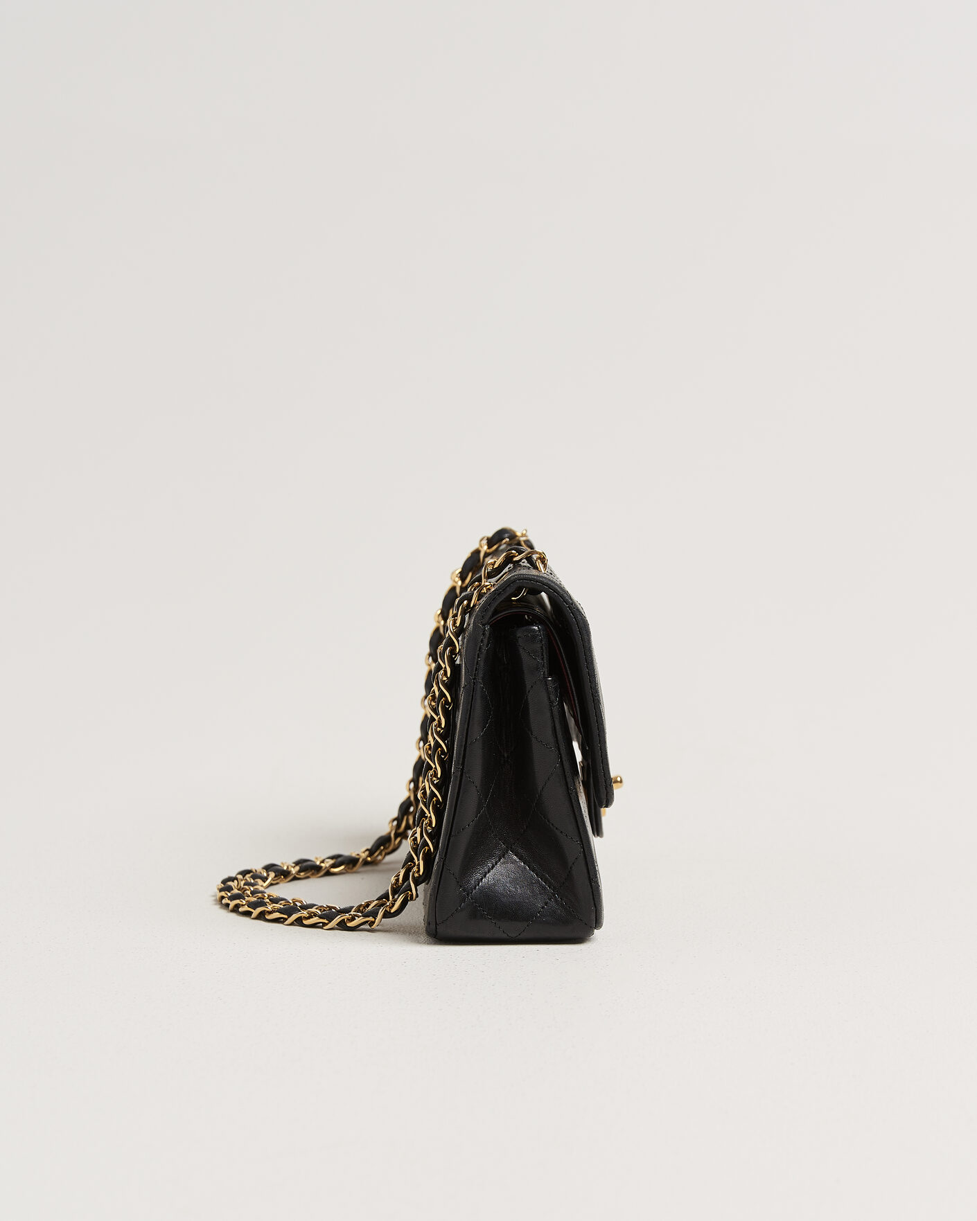 Men | Pre-Owned & Vintage Bags | Chanel Pre-Owned | Classic Small Double Flap Bag Black
