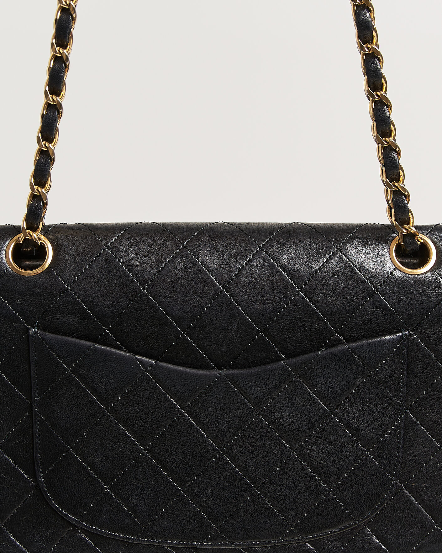 Men | Chanel Pre-Owned Classic Small Double Flap Bag Black | Chanel Pre-Owned | Classic Small Double Flap Bag Black