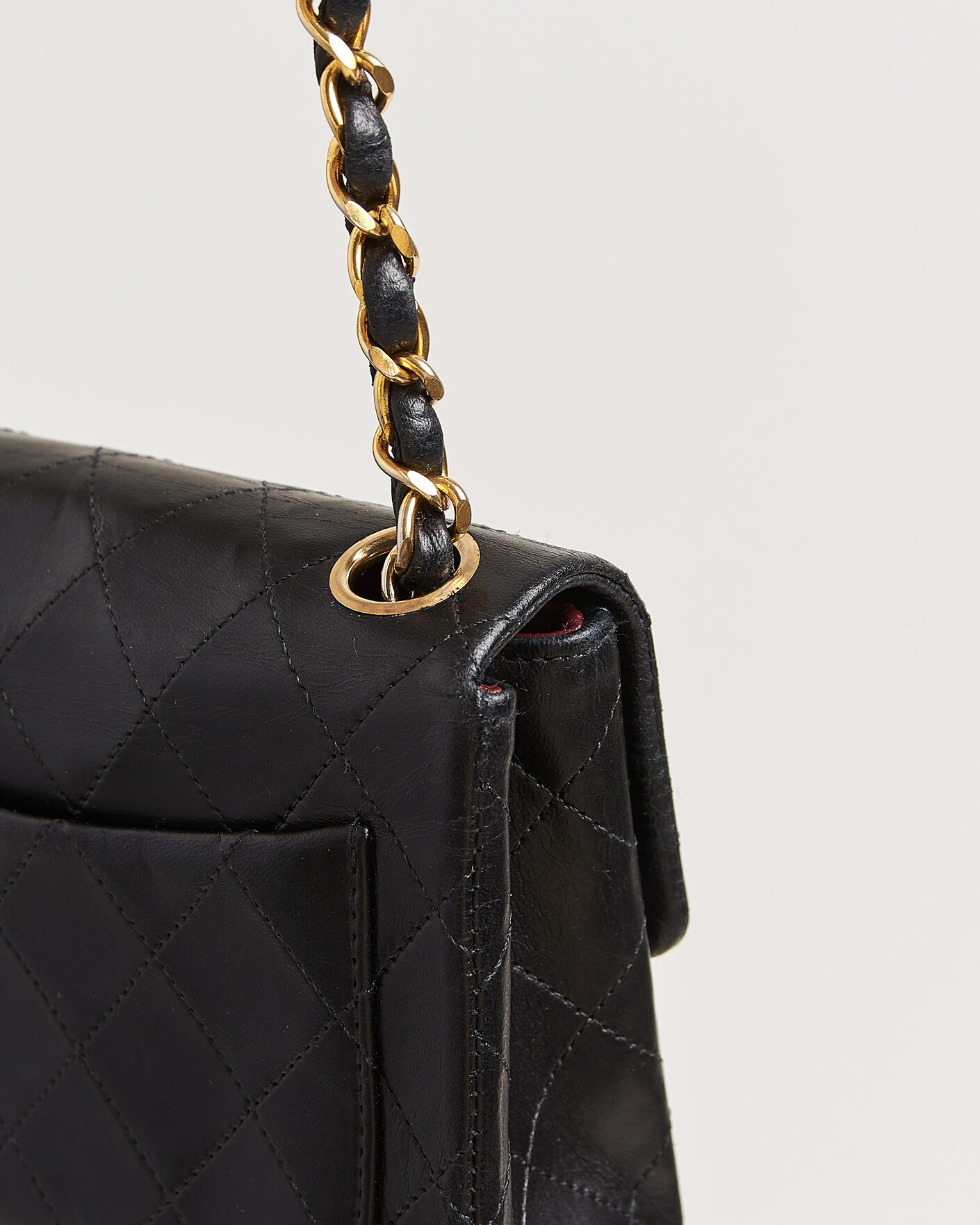 Men | Pre-Owned & Vintage Bags | Chanel Pre-Owned | Classic Mini Single Flap Square Bag Black