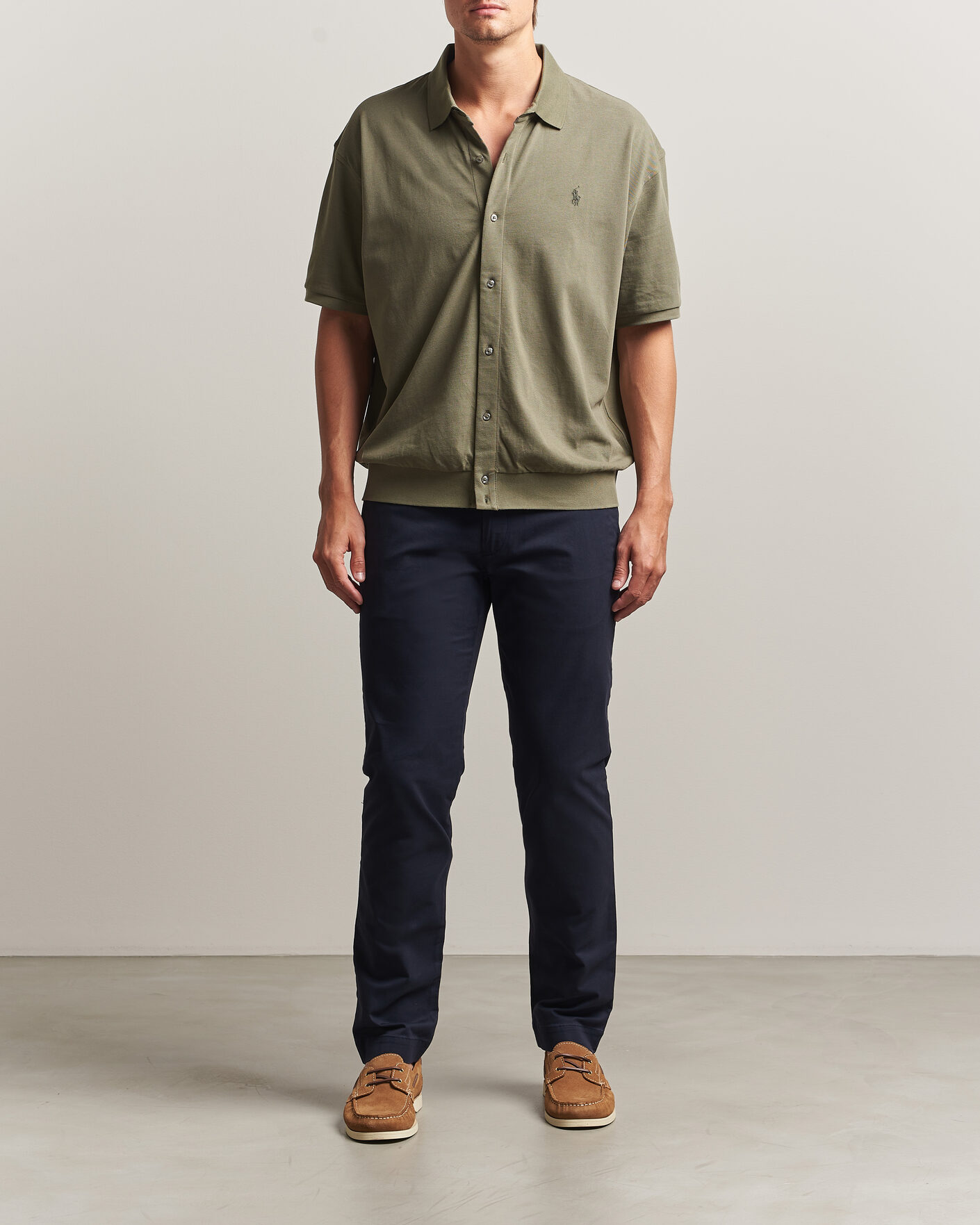 Men | Trousers | Polo Ralph Lauren | Greenwich Slim Fit Stretch Chinos Aviator Navy
