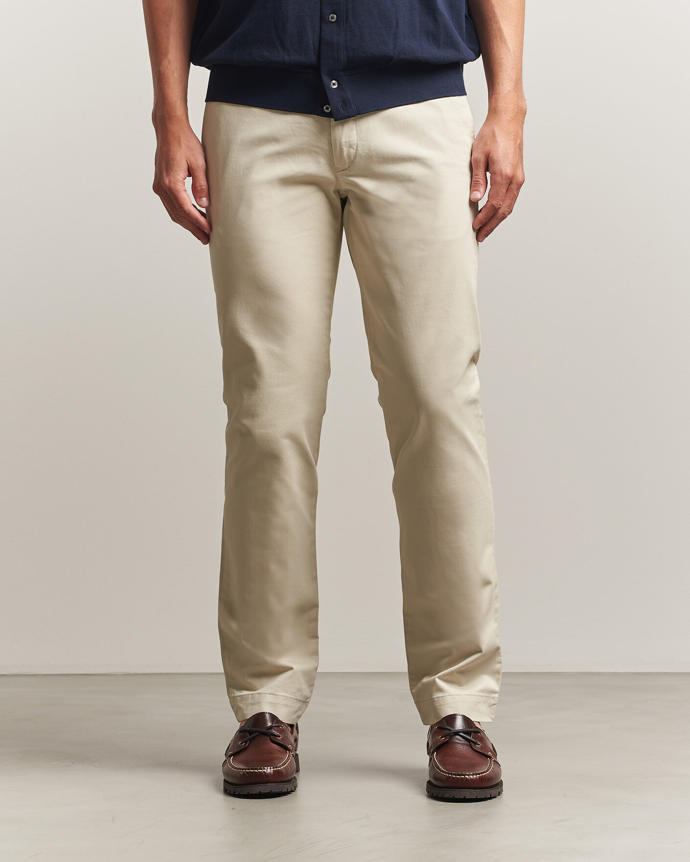 Men | Trousers | Polo Ralph Lauren | Greenwich Slim Fit Stretch Chinos Basic Sand