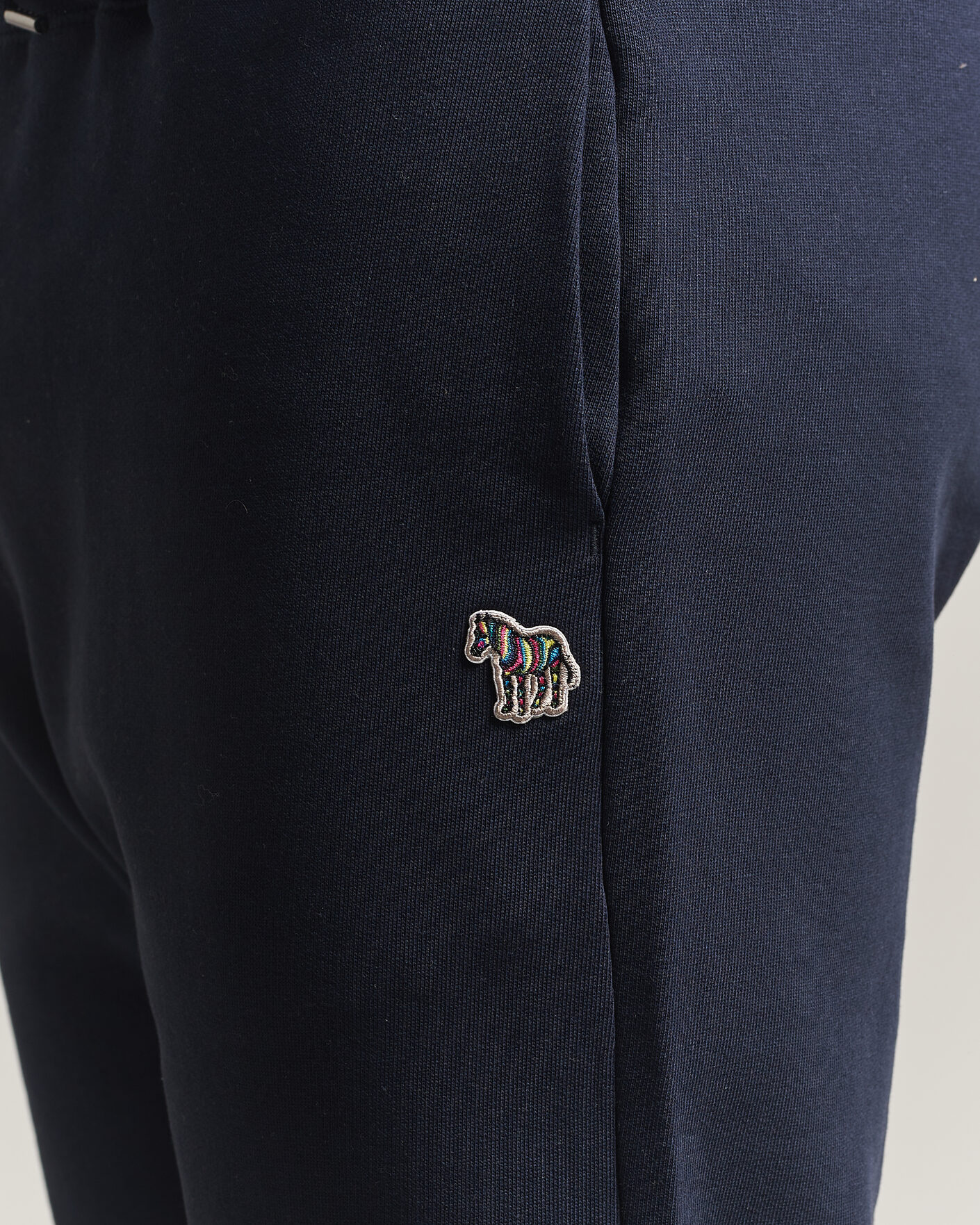 Men | Trousers | PS Paul Smith | Zebra Organic Cotton Sweatpants Navy