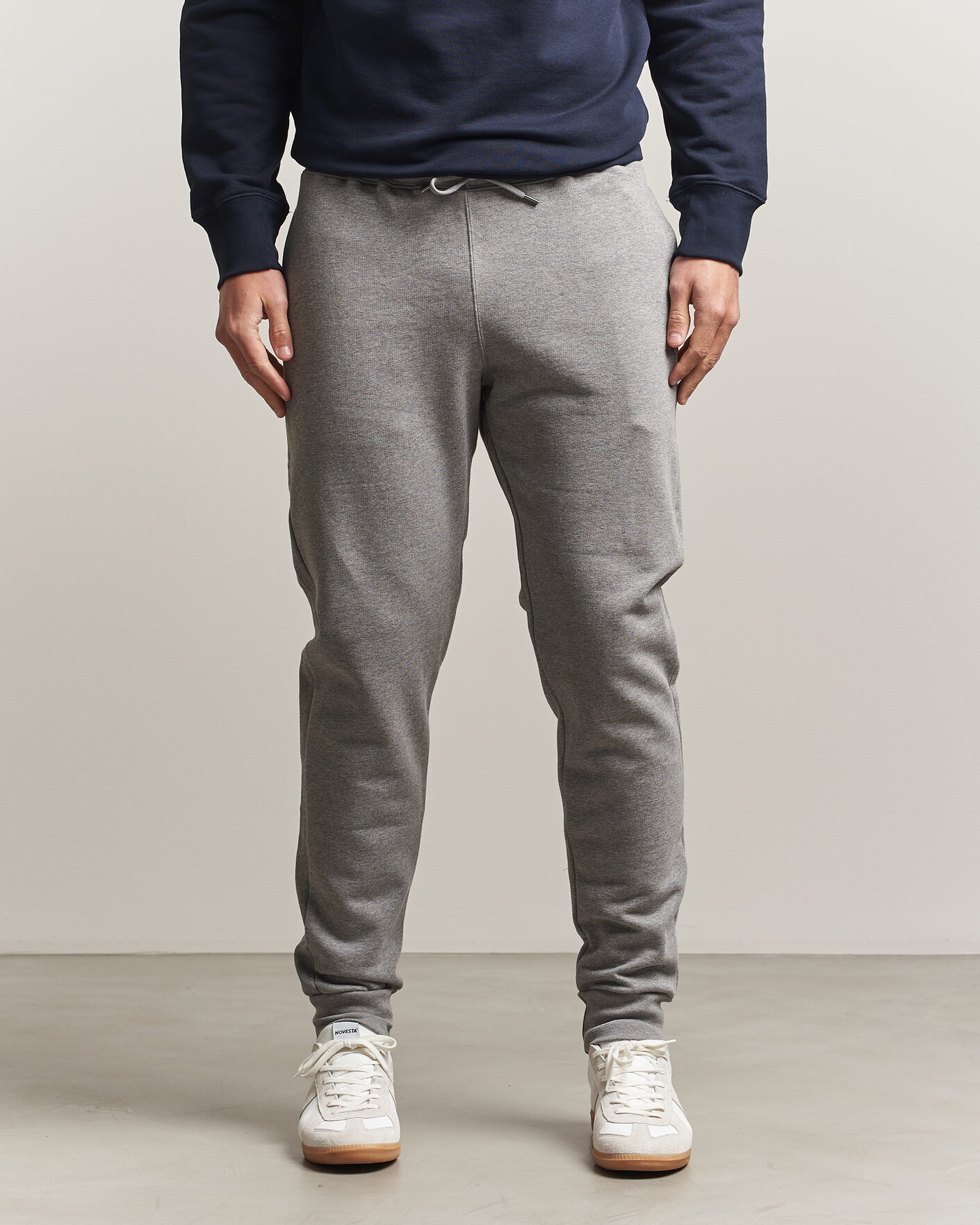 Men | Trousers | PS Paul Smith | Zebra Organic Cotton Sweatpants Grey Melange