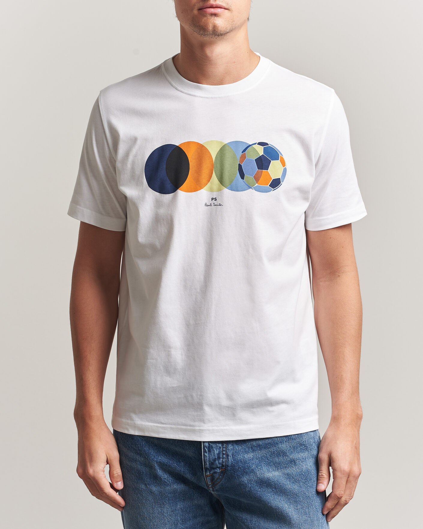 A.P.C. Embroidered APC T-Shirt White at CareOfCarl.com