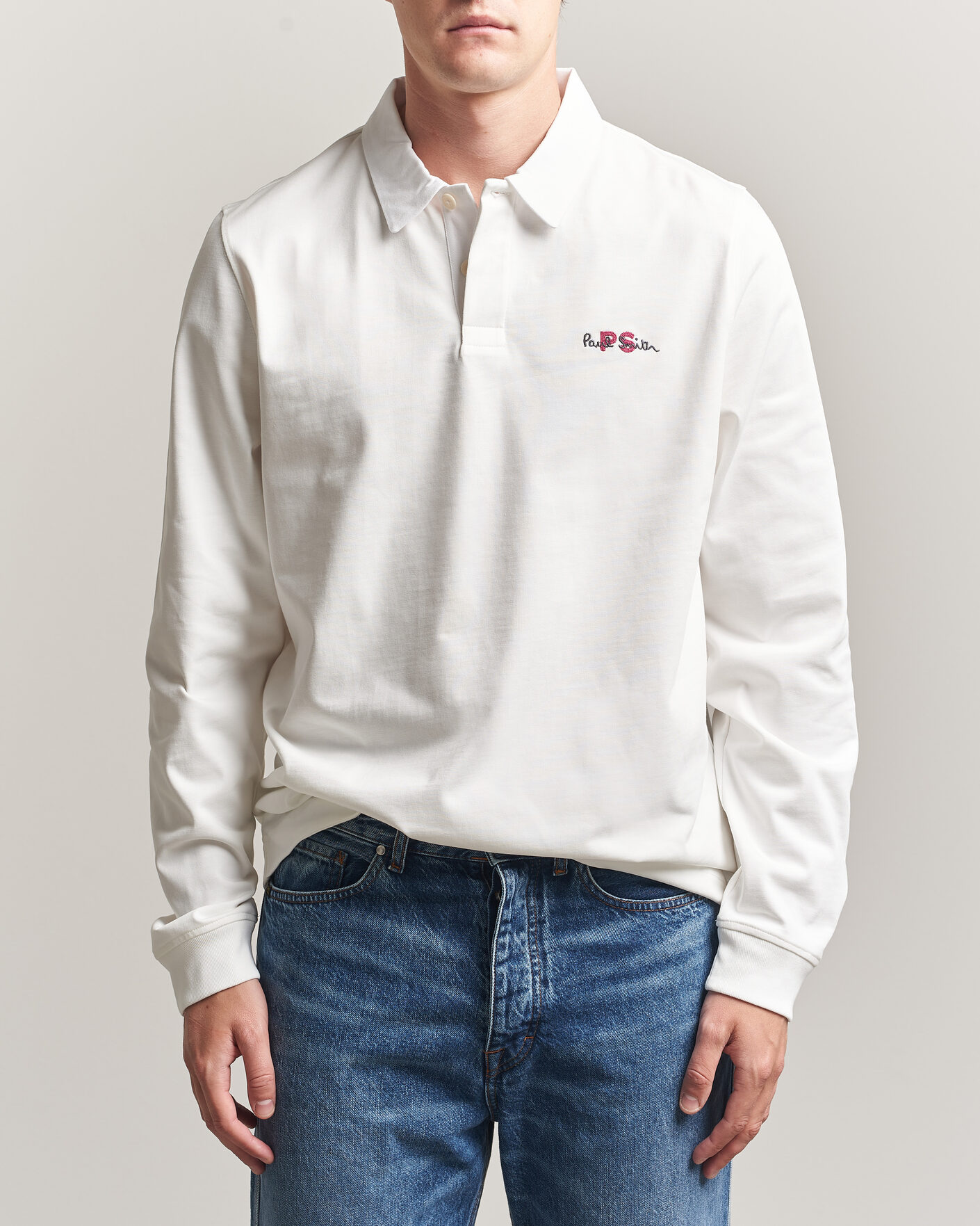 Men | Sweaters & Knitwear | PS Paul Smith | Organic Cotton Rugger Off White