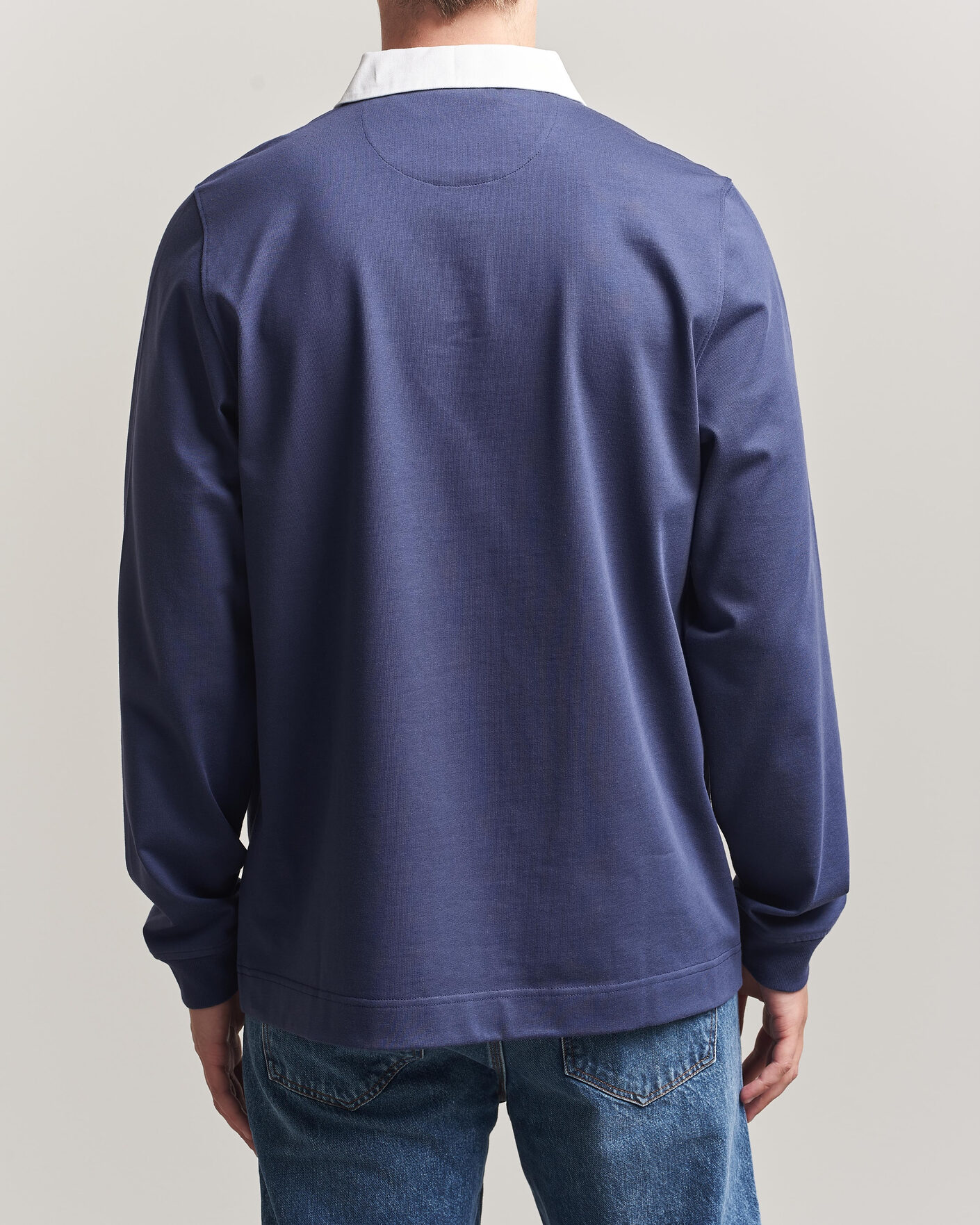 Men | Sweaters & Knitwear | PS Paul Smith | Organic Cotton Rugger Blue