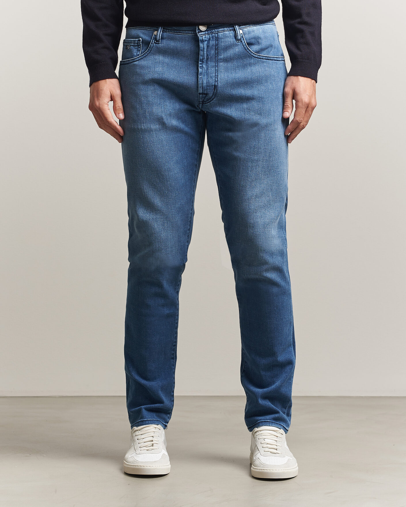 Men | Jeans | Tramarossa | Michelangelo Stretch Relax Jeans Mid Blue