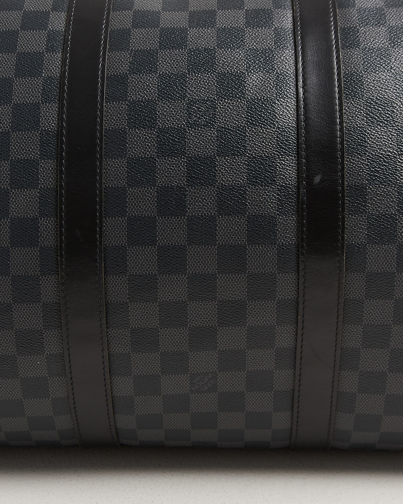 Men | Pre-Owned & Vintage Bags | Louis Vuitton Pre-Owned | Keepall 55 Bandouliére Damier Graphite