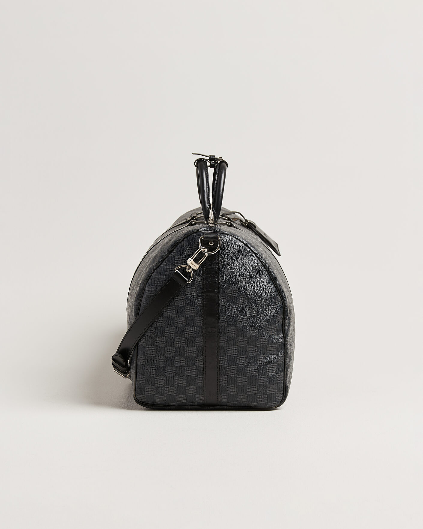 Men | Pre-Owned & Vintage Bags | Louis Vuitton Pre-Owned | Keepall 55 Bandouliére Damier Graphite