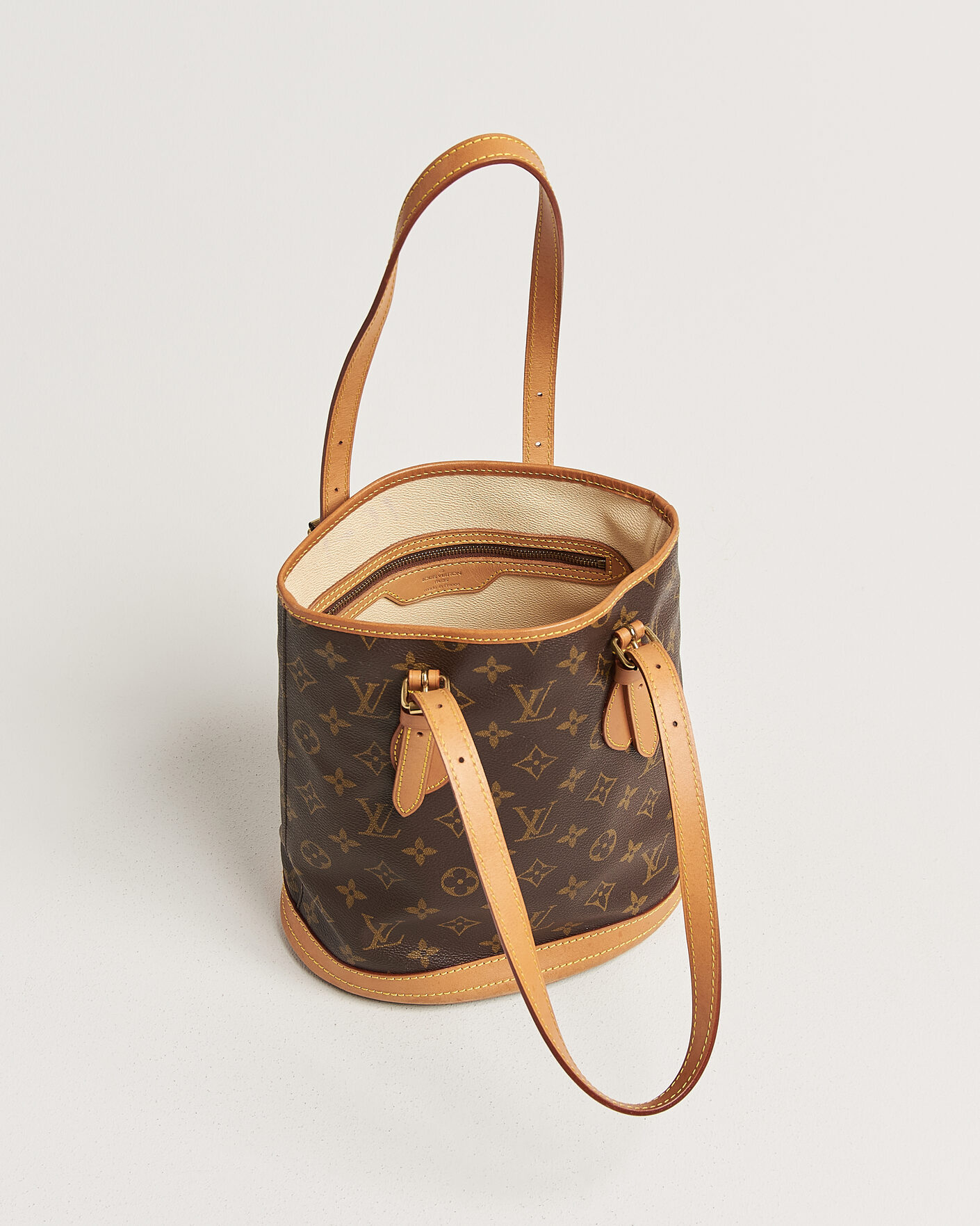 Louis Vuitton Pre-Owned Bucket PM Bag Monogram at CareOfCarl.com