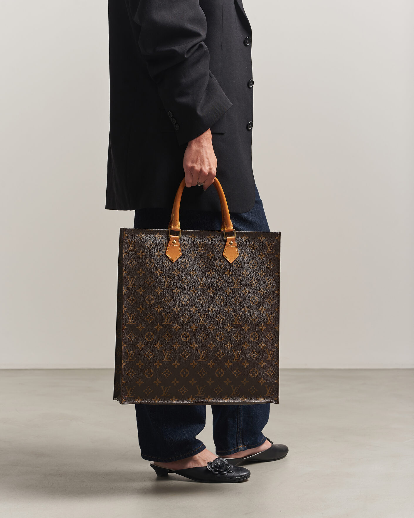 Men | Pre-Owned & Vintage Bags | Louis Vuitton Pre-Owned | Sac Plat Bag Monogram