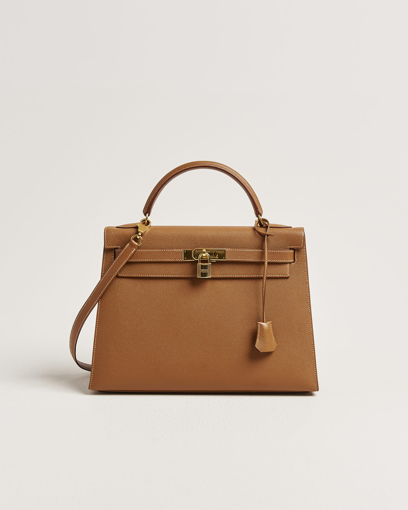 Men | Pre-Owned & Vintage Bags | Hermès Pre-Owned | Kelly 32 Courchevel Leather Gold
