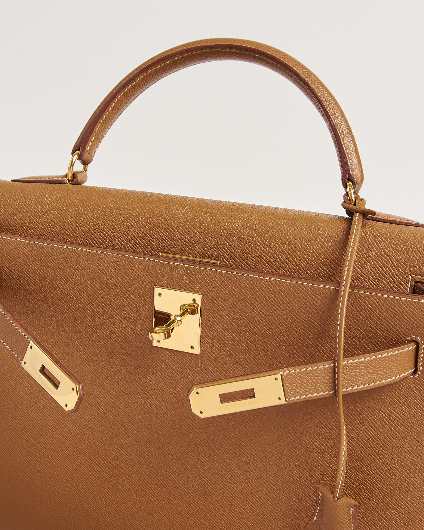 Men | Pre-Owned & Vintage Bags | Hermès Pre-Owned | Kelly 32 Courchevel Leather Gold