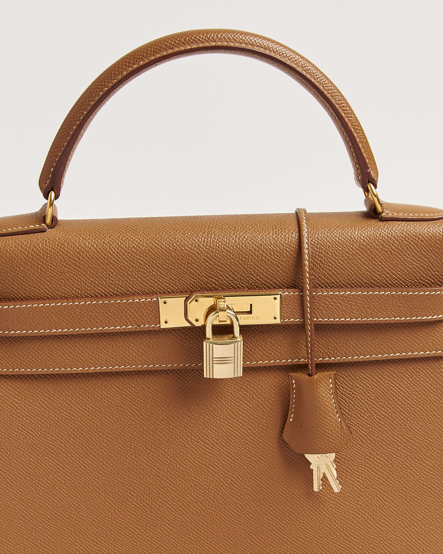 Men | Pre-Owned & Vintage Bags | Hermès Pre-Owned | Kelly 32 Courchevel Leather Gold