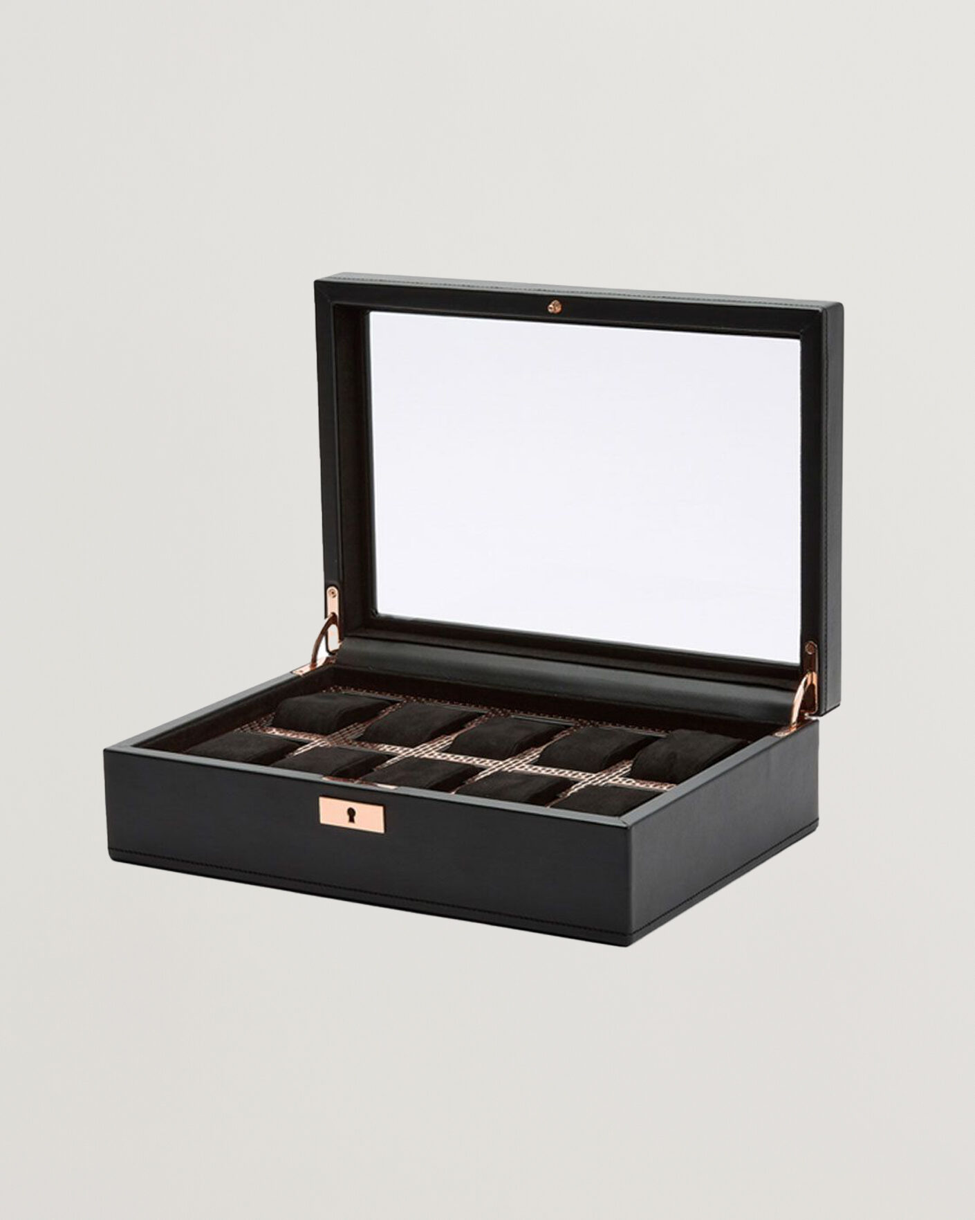 Men | Watch & Jewellery Boxes | WOLF | Axis 10-Piece Watch Box Copper