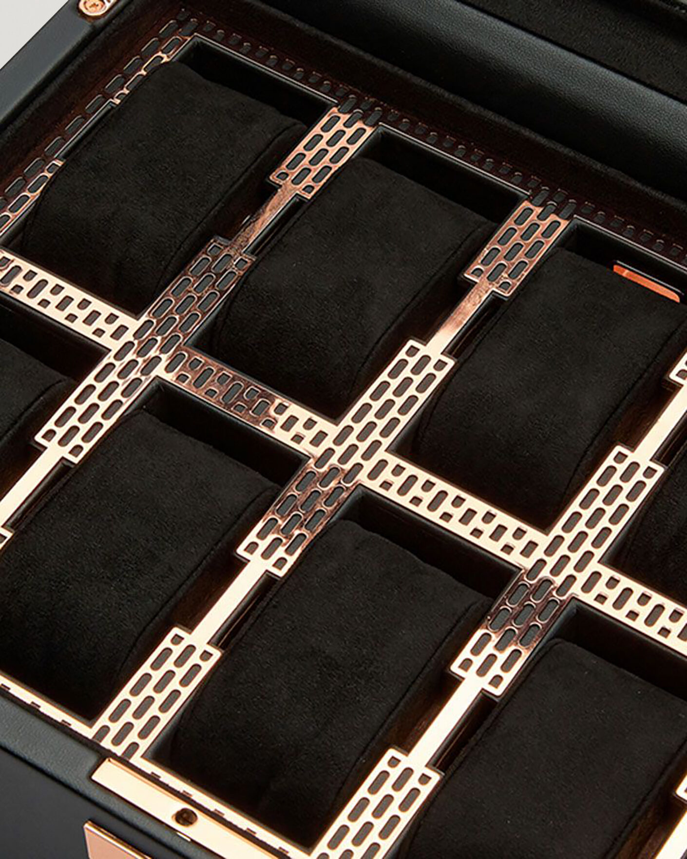Men | Watch & Jewellery Boxes | WOLF | Axis 10-Piece Watch Box Copper