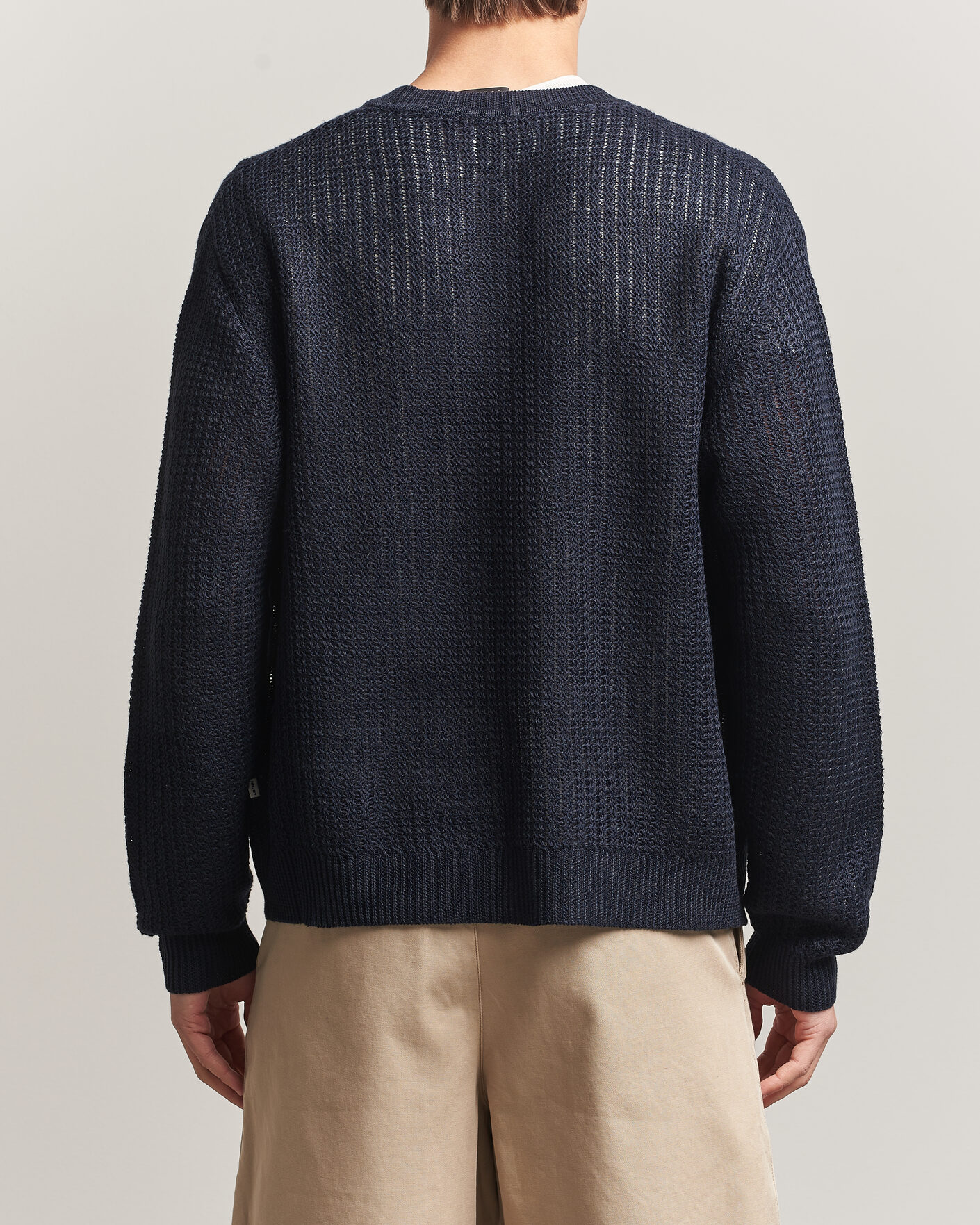 Men | Sweaters & Knitwear | NN07 | Tim Linen Knitted Cardigan Navy Blue