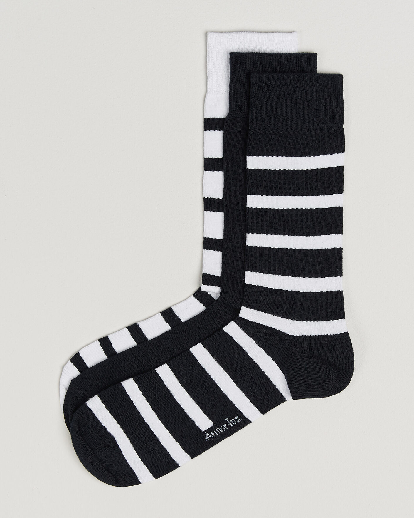 Men |  | Armor-lux | 3-Pack Loer Socks Rich Navy/White