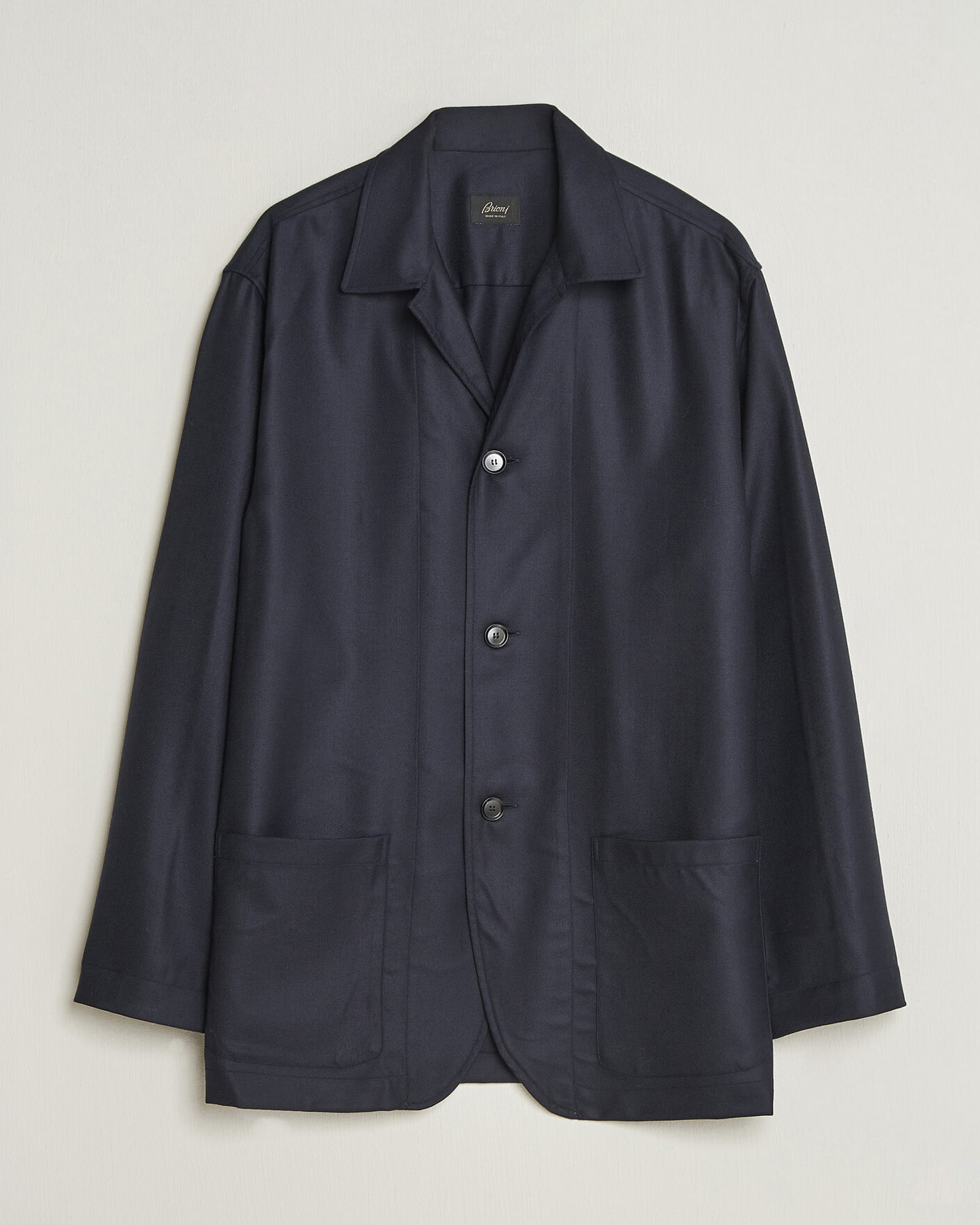 Men | Coats & Jackets | Brioni | Wool/Cashmere Shirt Jacket Navy