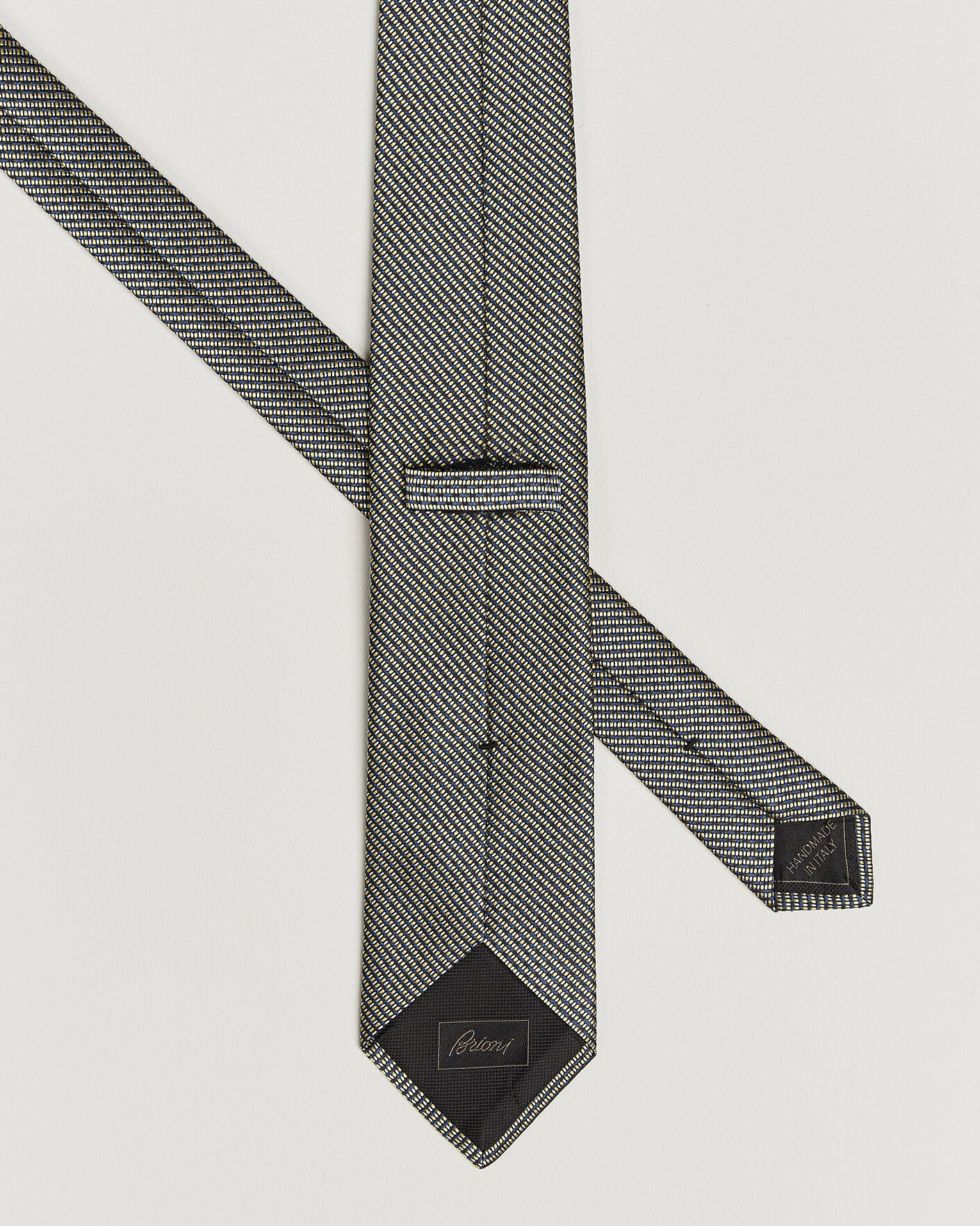 Men | Ties | Brioni | Jacquard Silk Tie Yellow