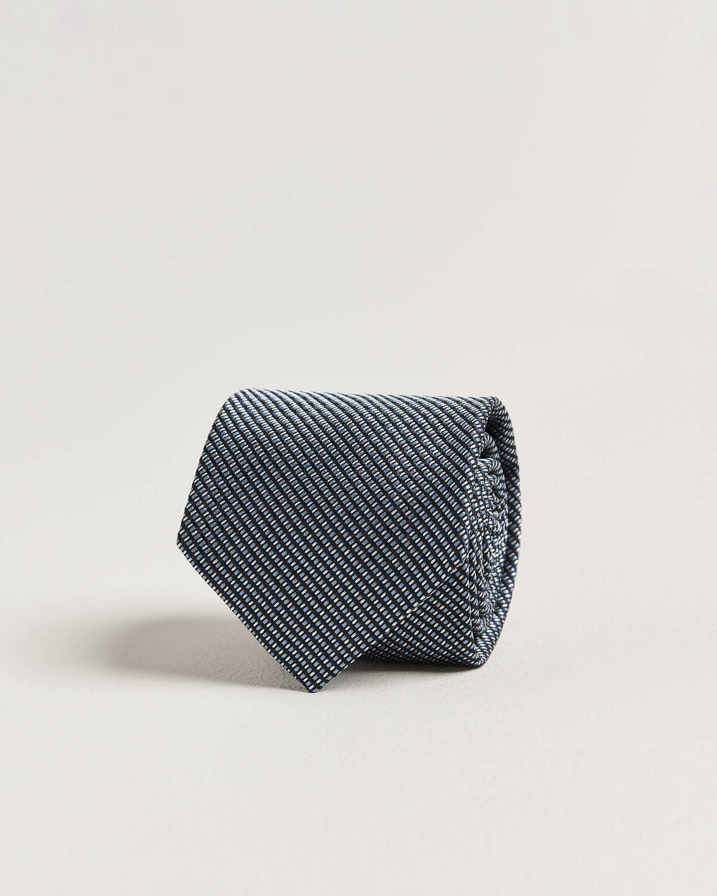 Men | Ties | Brioni | Jacquard Silk Tie Navy