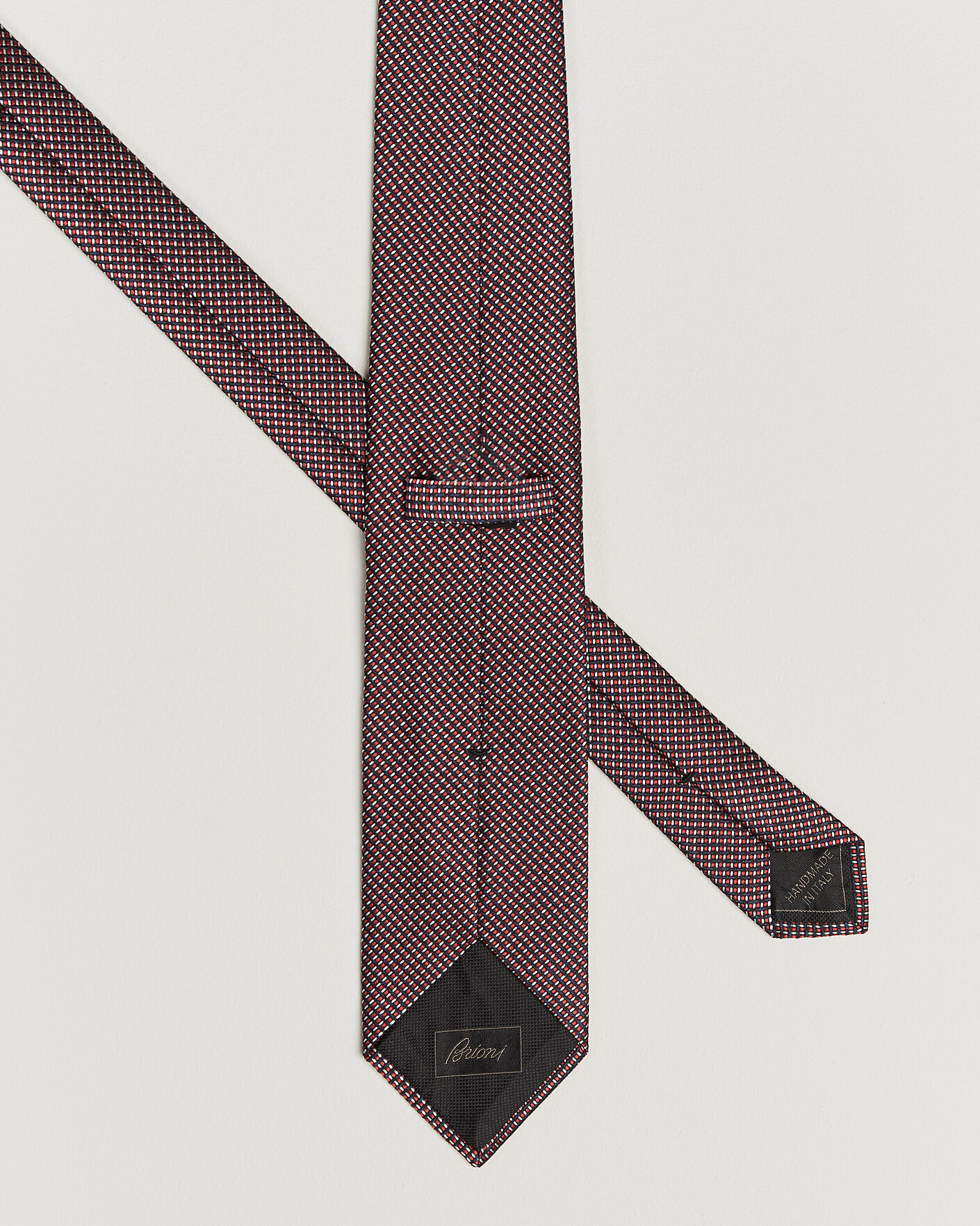 Men | Ties | Brioni | Jacquard Silk Tie Red