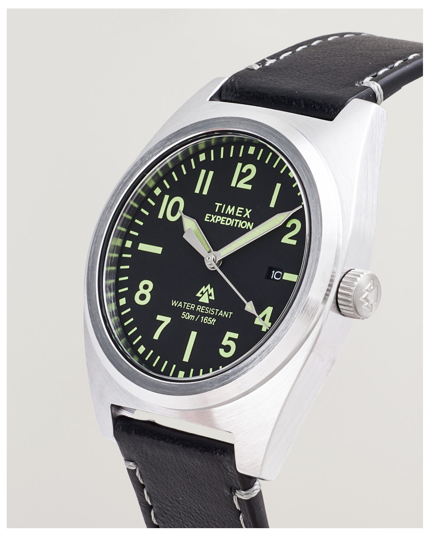 Timex Expedition North Capstone Leather Strap 39mm Black Dial at