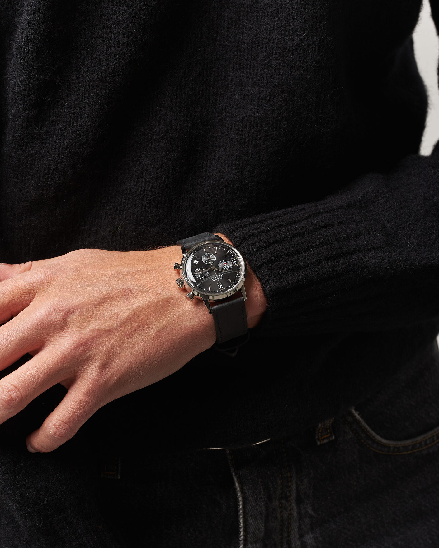 Men | Timex Timex x Peanuts Chrono Cool Joe Leather 40mm Black Dial | Timex | x Peanuts Chrono Cool Joe Leather 40mm Black Dial