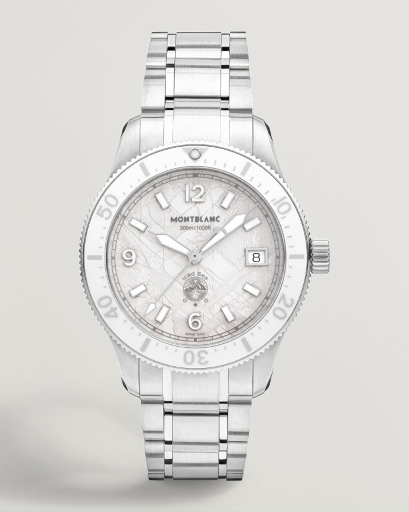 Men | Montblanc Iced Sea Automatic Date 0 Oxygen White | Montblanc | Iced Sea Automatic Date 0 Oxygen White