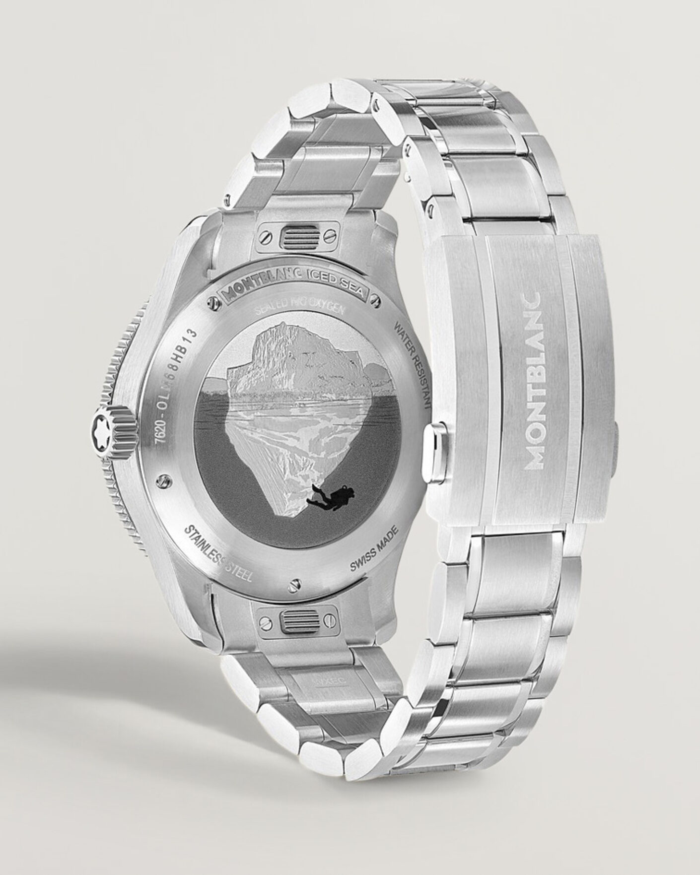 Men | Montblanc Iced Sea Automatic Date 0 Oxygen White | Montblanc | Iced Sea Automatic Date 0 Oxygen White