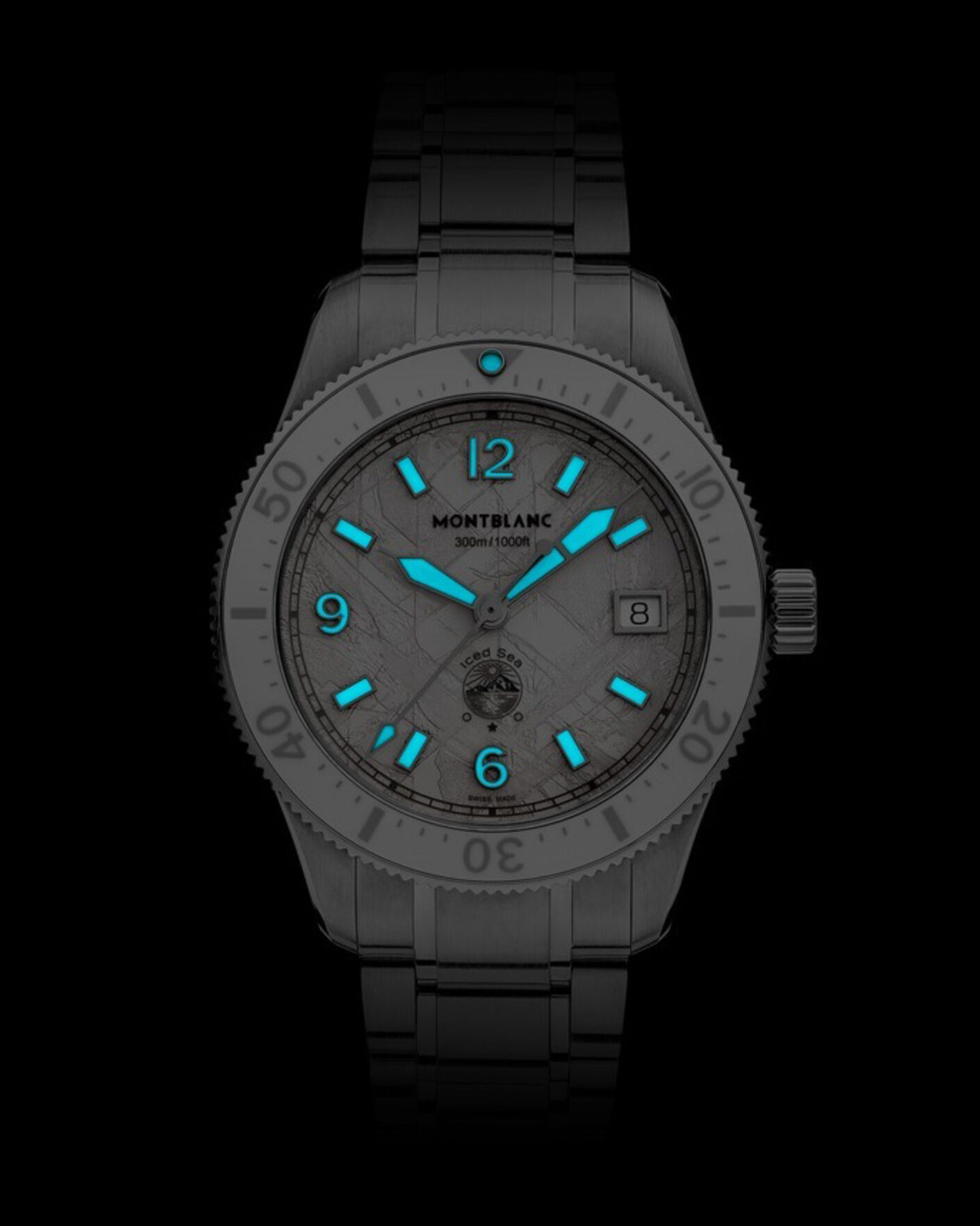 Men | Montblanc Iced Sea Automatic Date 0 Oxygen White | Montblanc | Iced Sea Automatic Date 0 Oxygen White