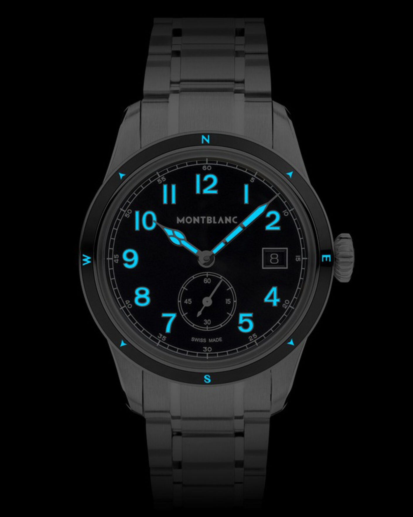 Men | Montblanc 1858 Small Second 0 Oxygen Black | Montblanc | 1858 Small Second 0 Oxygen Black