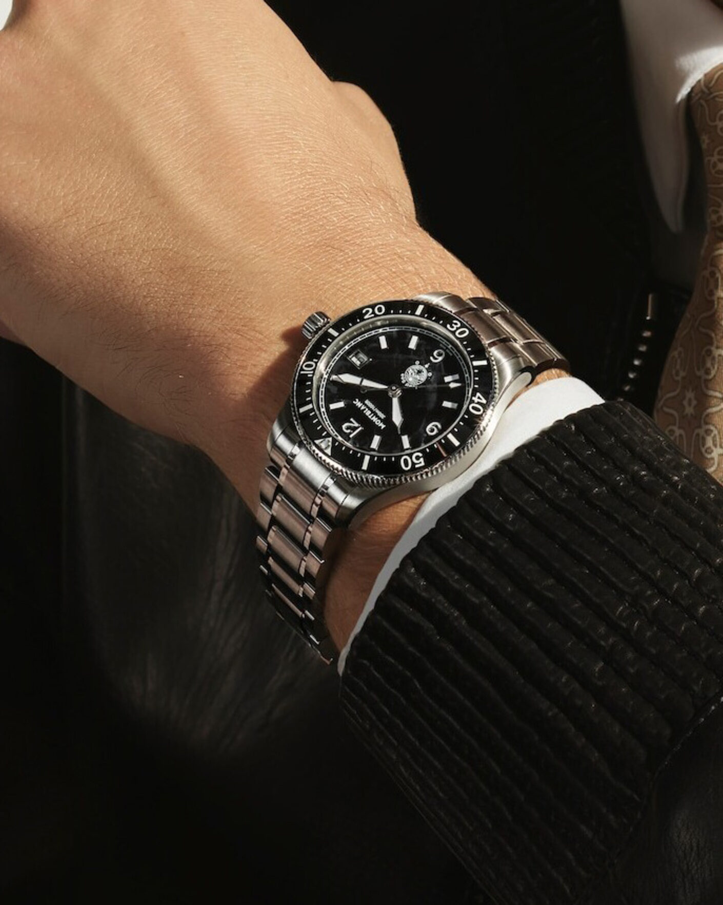 Men | Montblanc Iced Sea Automatic Date 0 Oxygen Black | Montblanc | Iced Sea Automatic Date 0 Oxygen Black