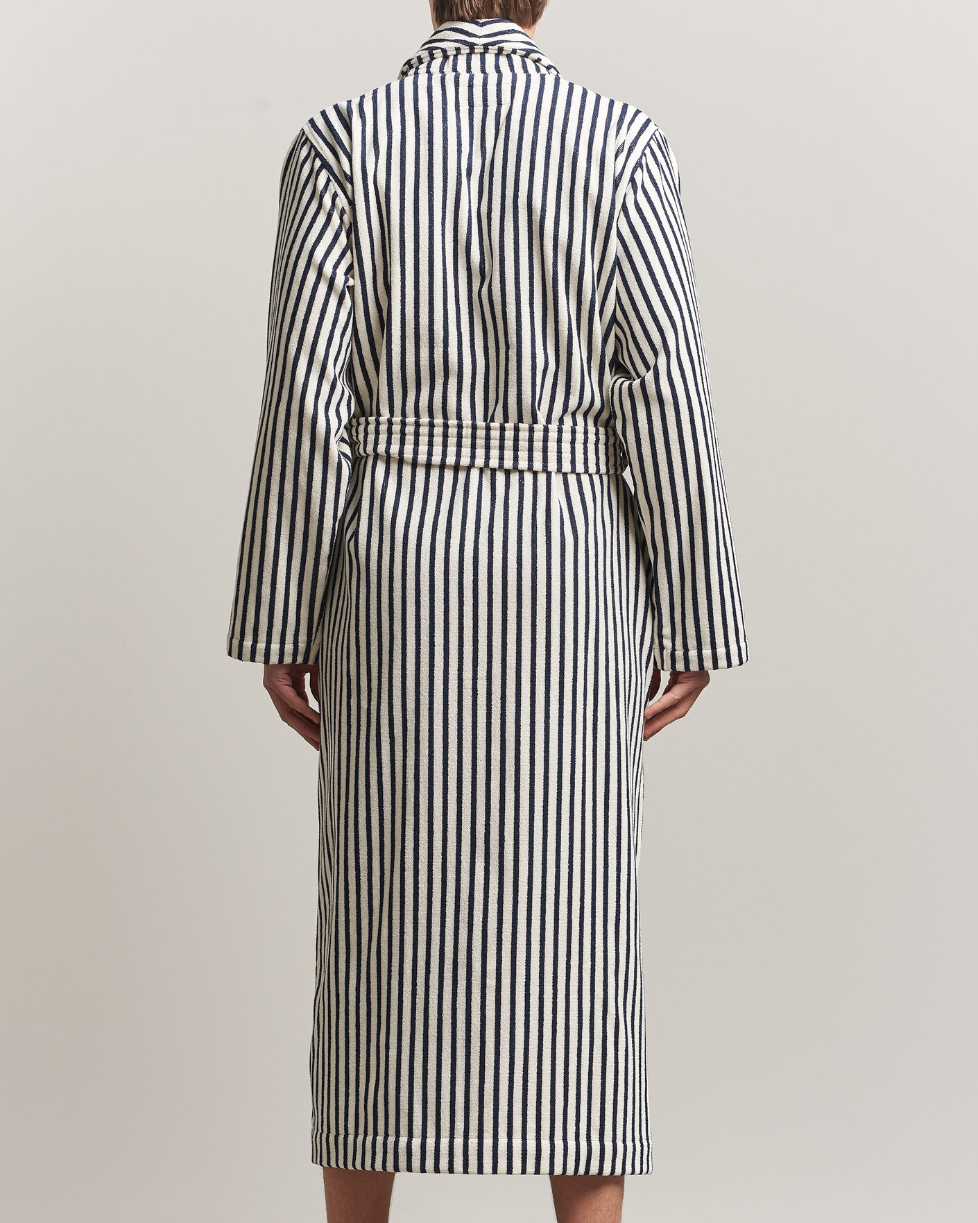 Men | Pyjamas & Robes | Tekla | Organic Terry Classic Bathrobe Sailor Stripes