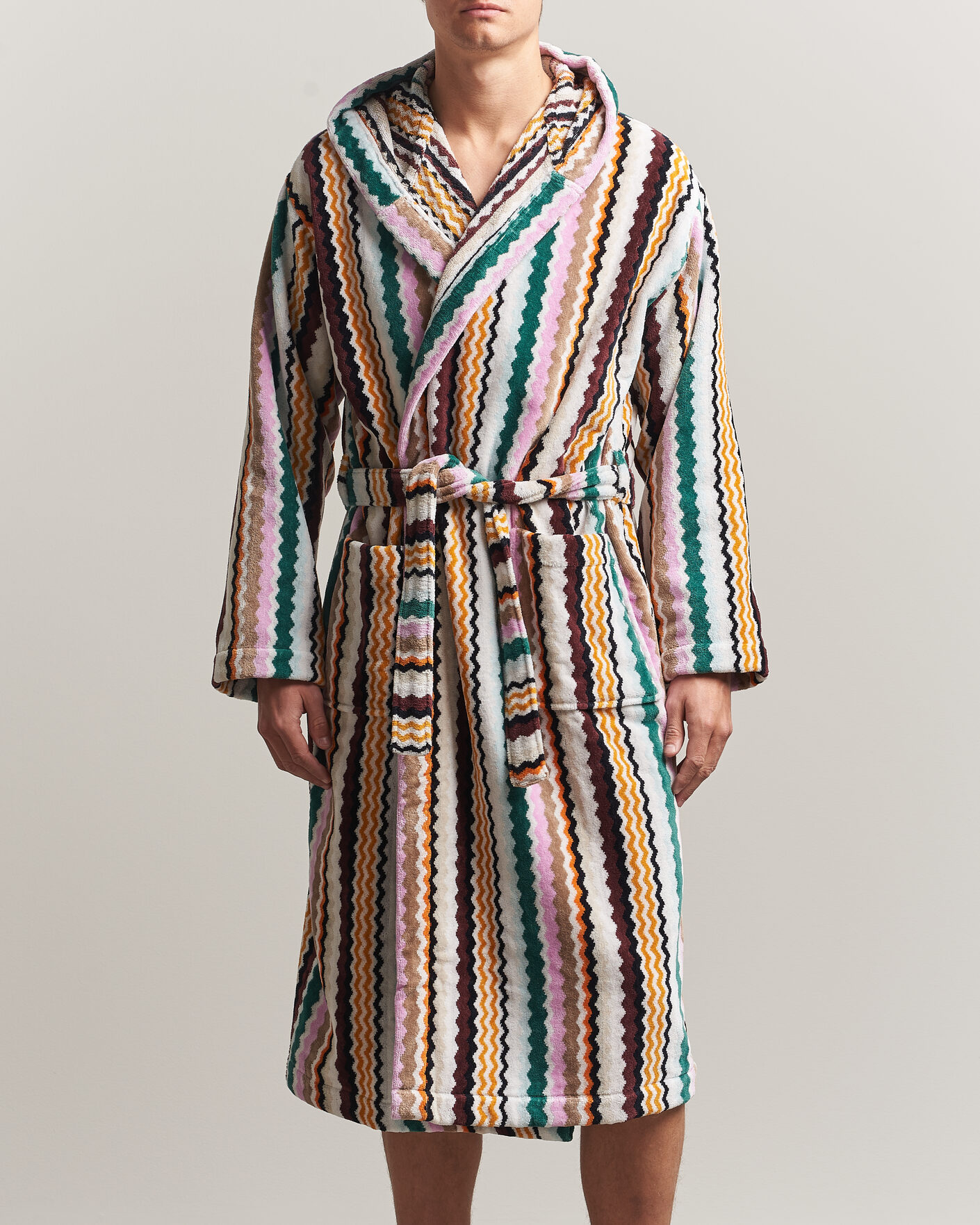 Men | Pyjamas & Robes | Missoni Home | Aura Hooded Bathrobe Multi