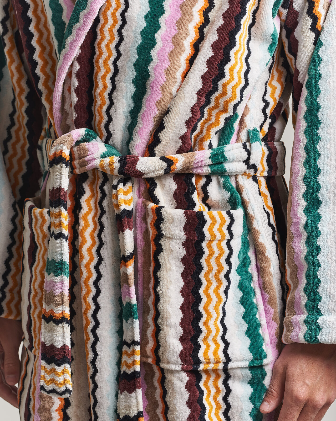 Men | Pyjamas & Robes | Missoni Home | Aura Hooded Bathrobe Multi