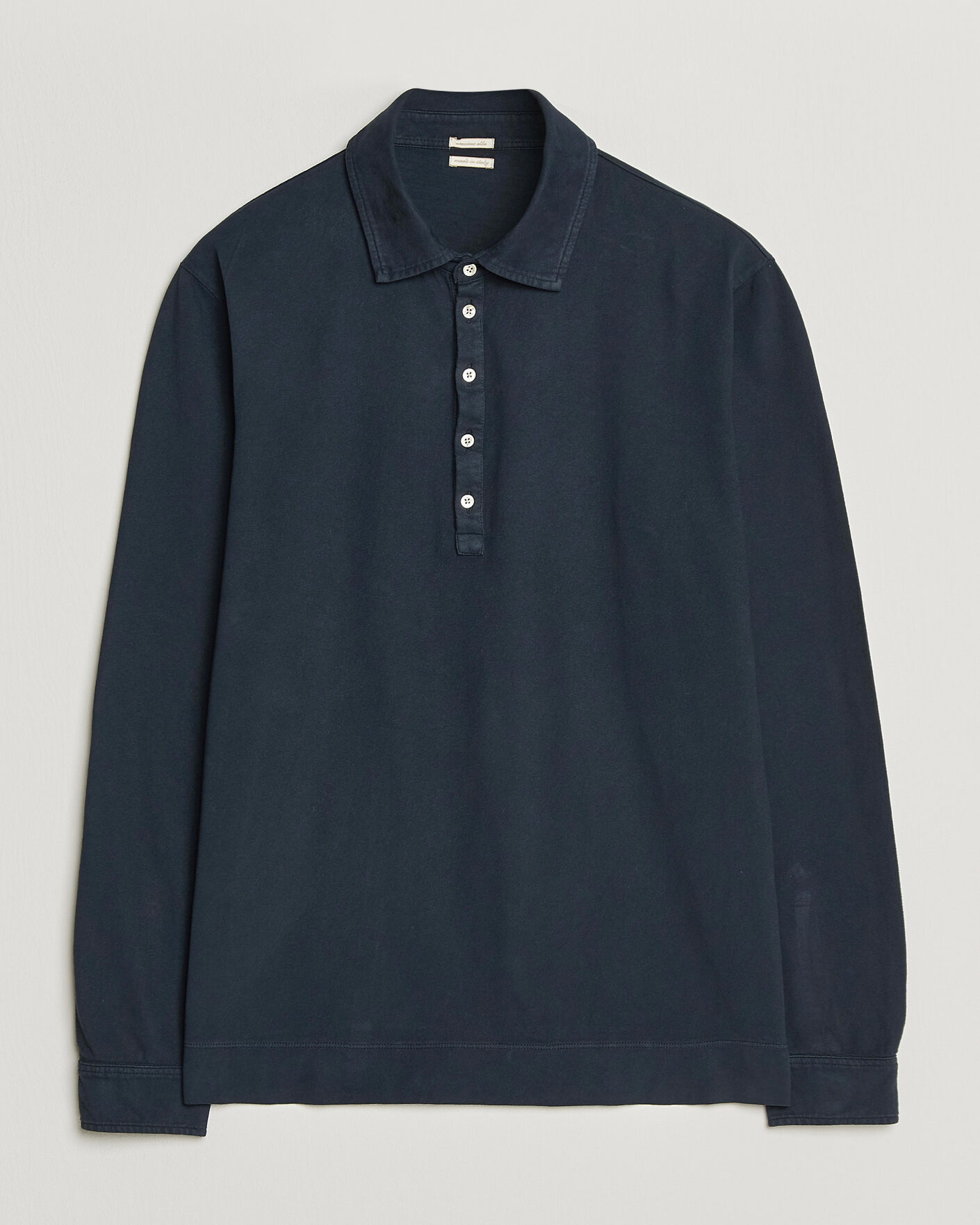 Men | Polo Shirts | Massimo Alba | Raya Long Sleeve Polo Navy